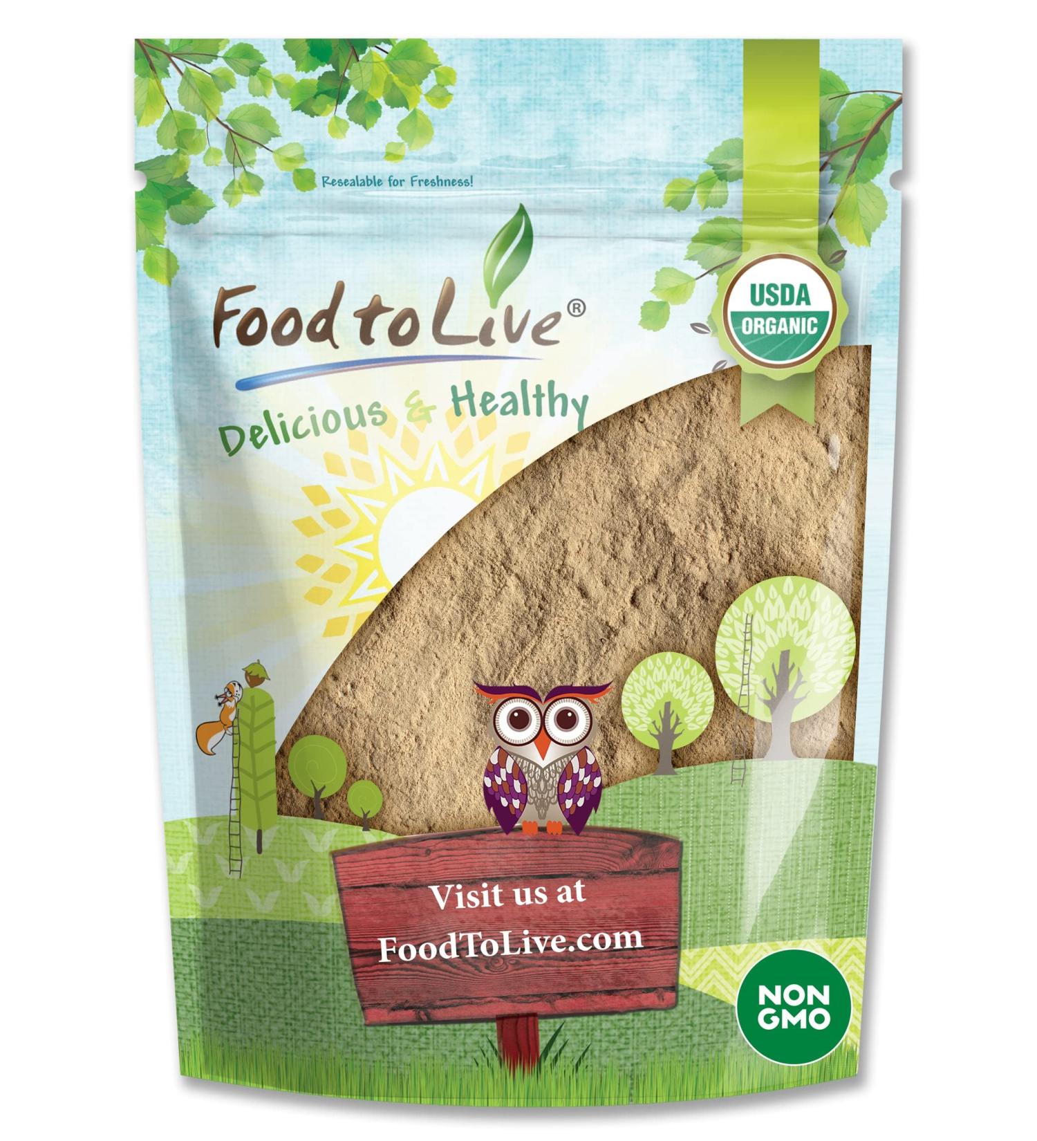2lb Organic Lucuma Powder: Raw, Non-GMO, 100% Pure Superfood for Juice, Smoothies - Paleo, Keto, Vegan - Low Glycemic Index - Buy Online on GoSupps.com