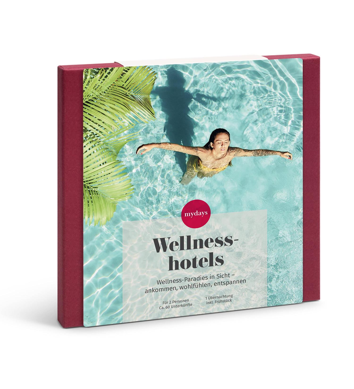 mydays Gift Box: Wellness Hotels - Experience 60 Oases with Travel Voucher for 2 - Buy Online on GoSupps.com