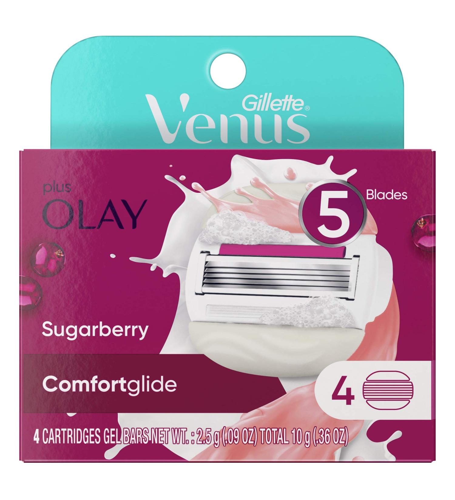 Venus ComfortGlide Pink Razor 4-Pack - Smooth Shaving Experience - Buy Online on GoSupps.com