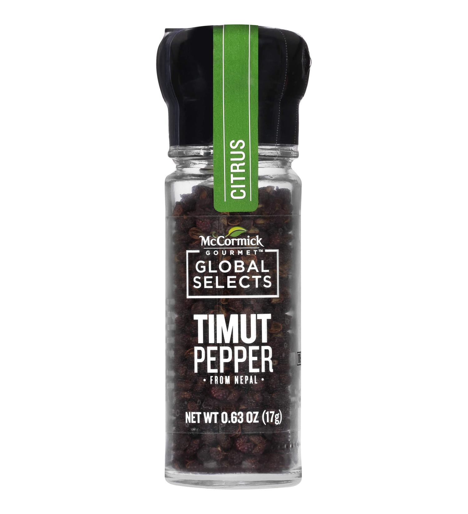 Buy McCormick Gourmet Timut Pepper from Nepal - 0.63 oz (17 g) | Premium Spice - Buy Online on GoSupps.com