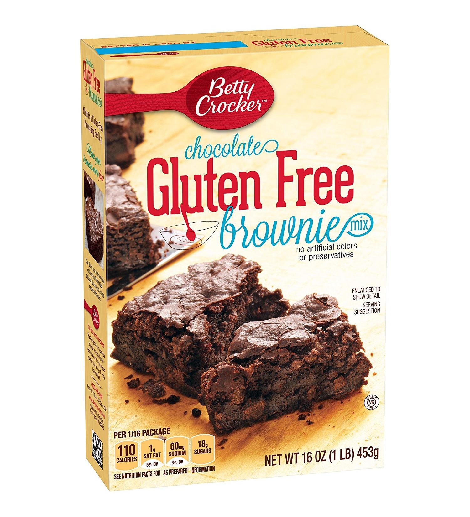 Betty Crocker Gluten Free Brownie Mix - 16 Oz, Pack of 4 - Chocolate Flavor - Buy Online on GoSupps.com