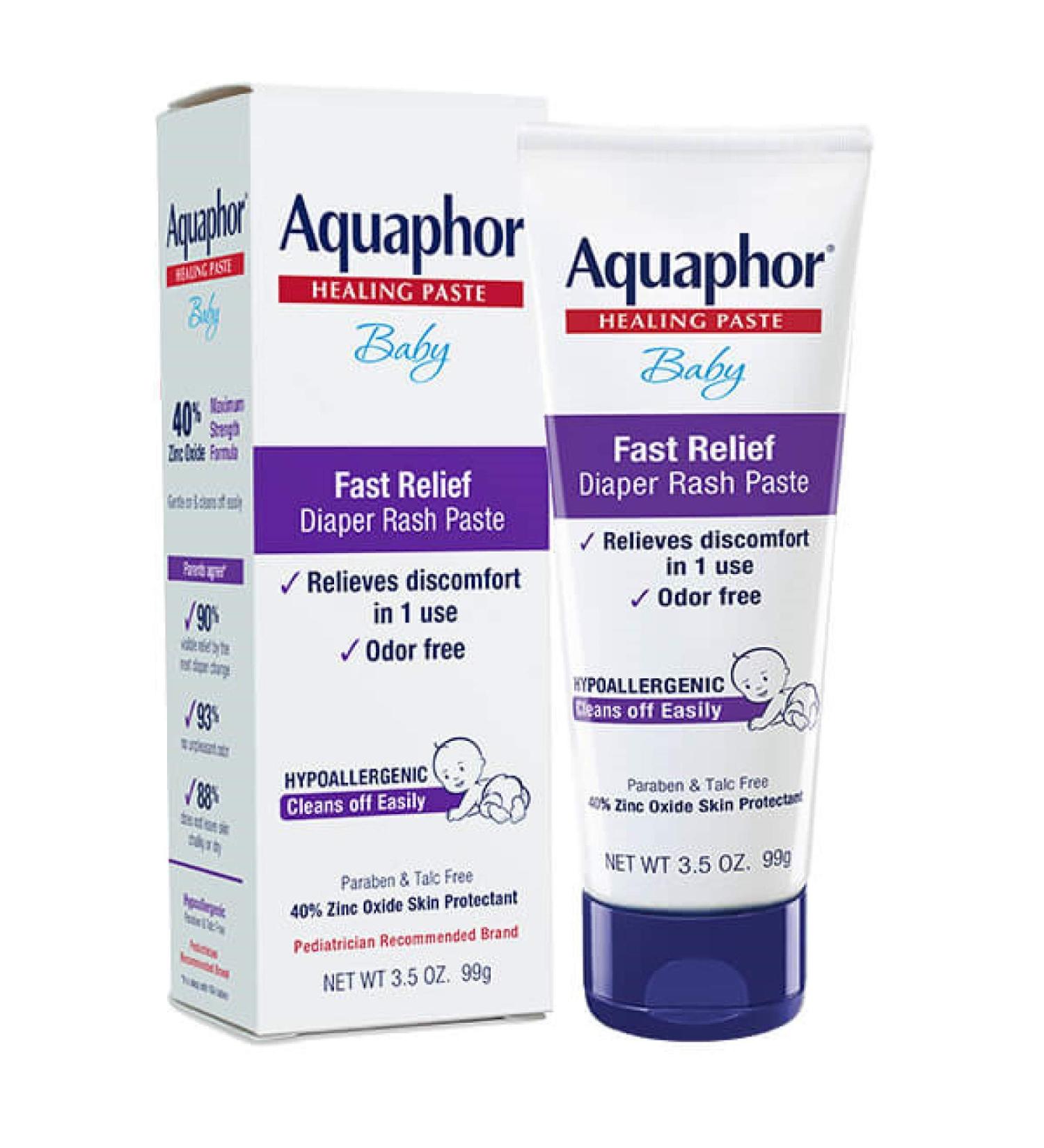 Aquaphor Baby Healing Paste 3.5 oz - Soothing Skin Relief & Moisturizer - Buy Online on GoSupps.com