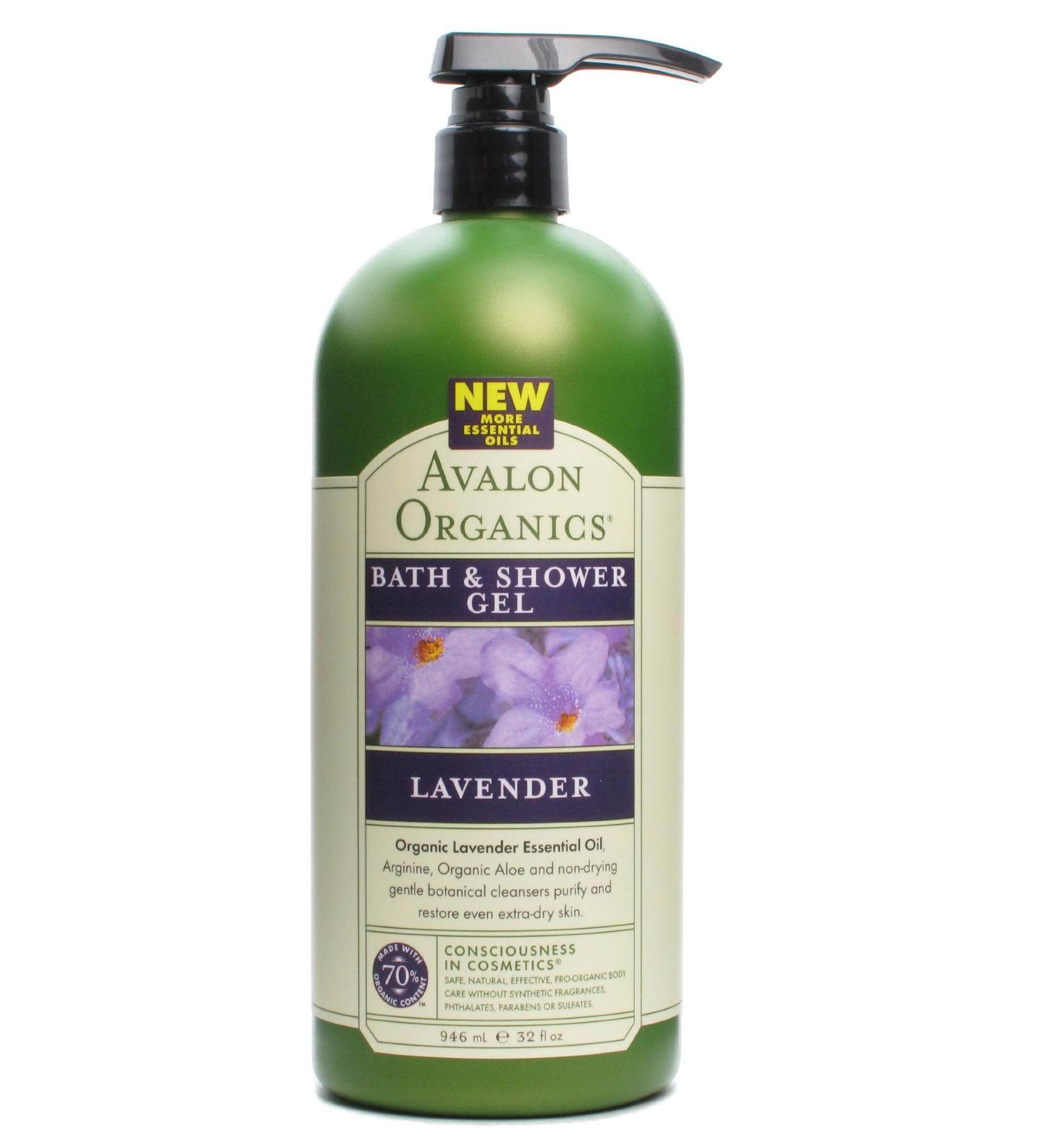 Avalon Organics Bath and Shower Gel Lavender - 32 fl oz