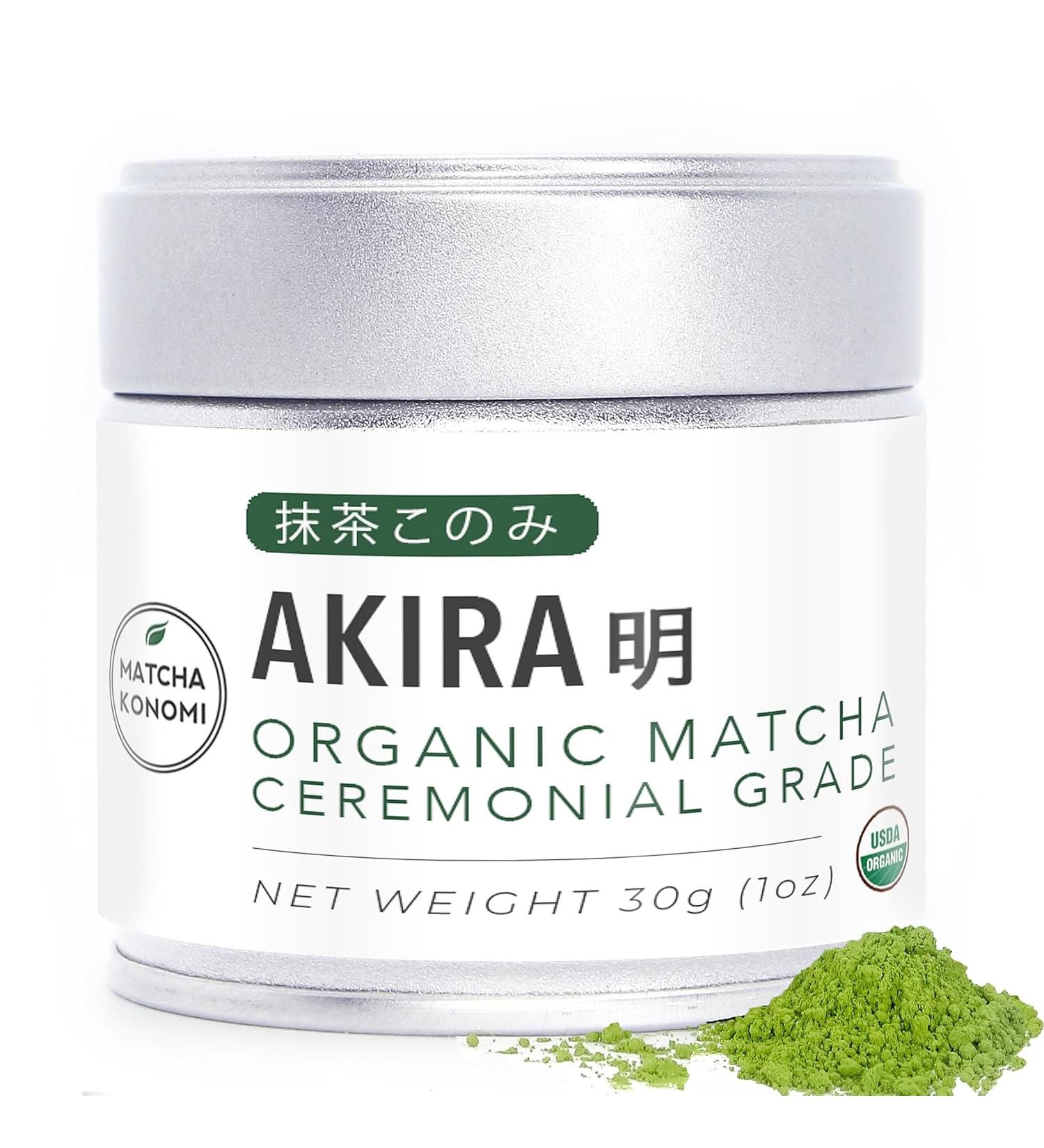 Organic Premium Ceremonial Japanese Matcha Green Tea Powder 30g - First Harvest, Radiation Free, USDA & JAS Certified - 1oz (Pack of 1) - Buy Online on GoSupps.com