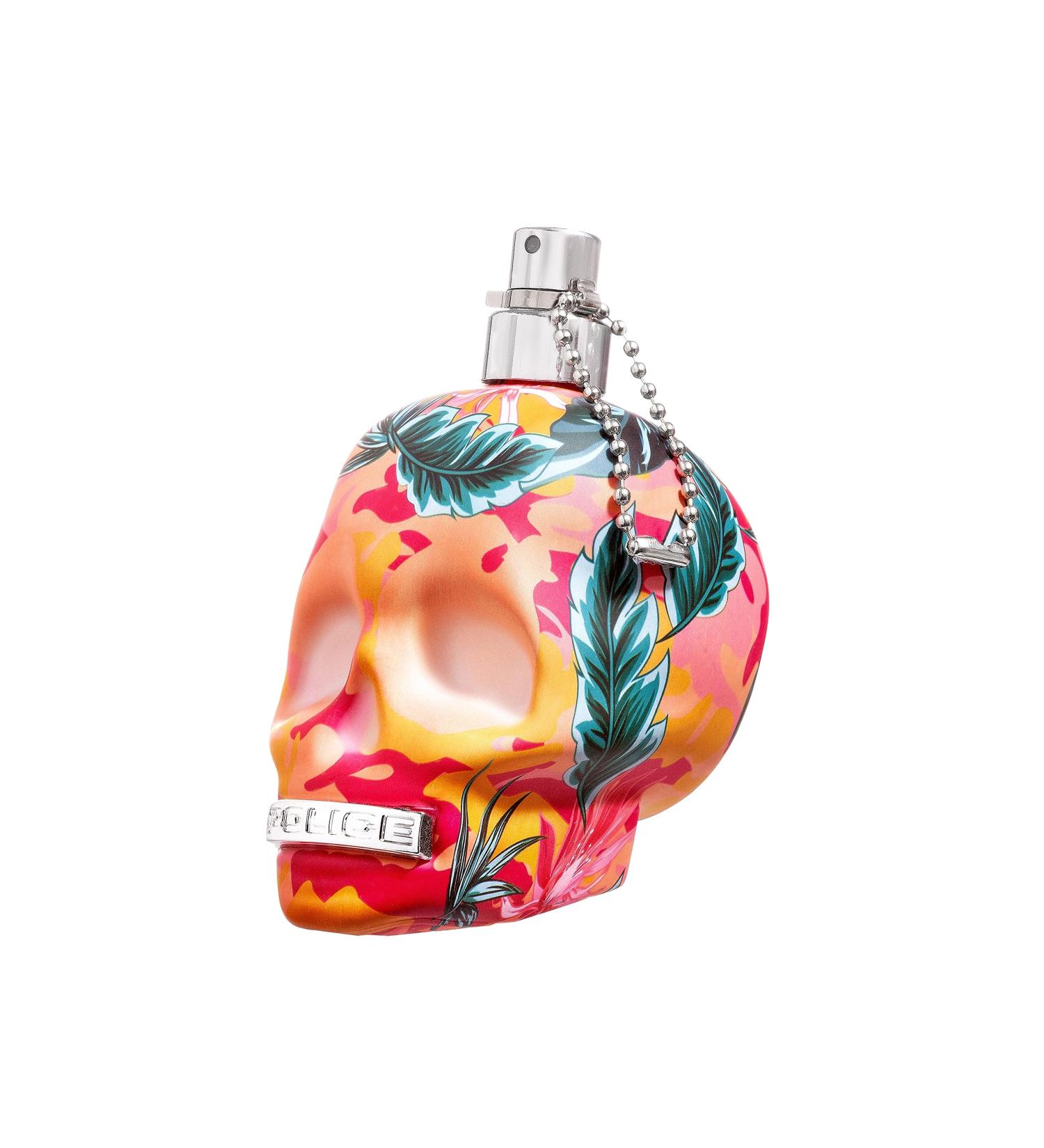 To Be Exotic Jungle For Woman By Police - Summery Floral Scent - Housed In A Botanical Decorated Bottle - Tart-Sweet Fruits And Floral Notes With Soft Vanilla-Suede Base - 2.5 Oz EDP Spray - Buy Online on GoSupps.com