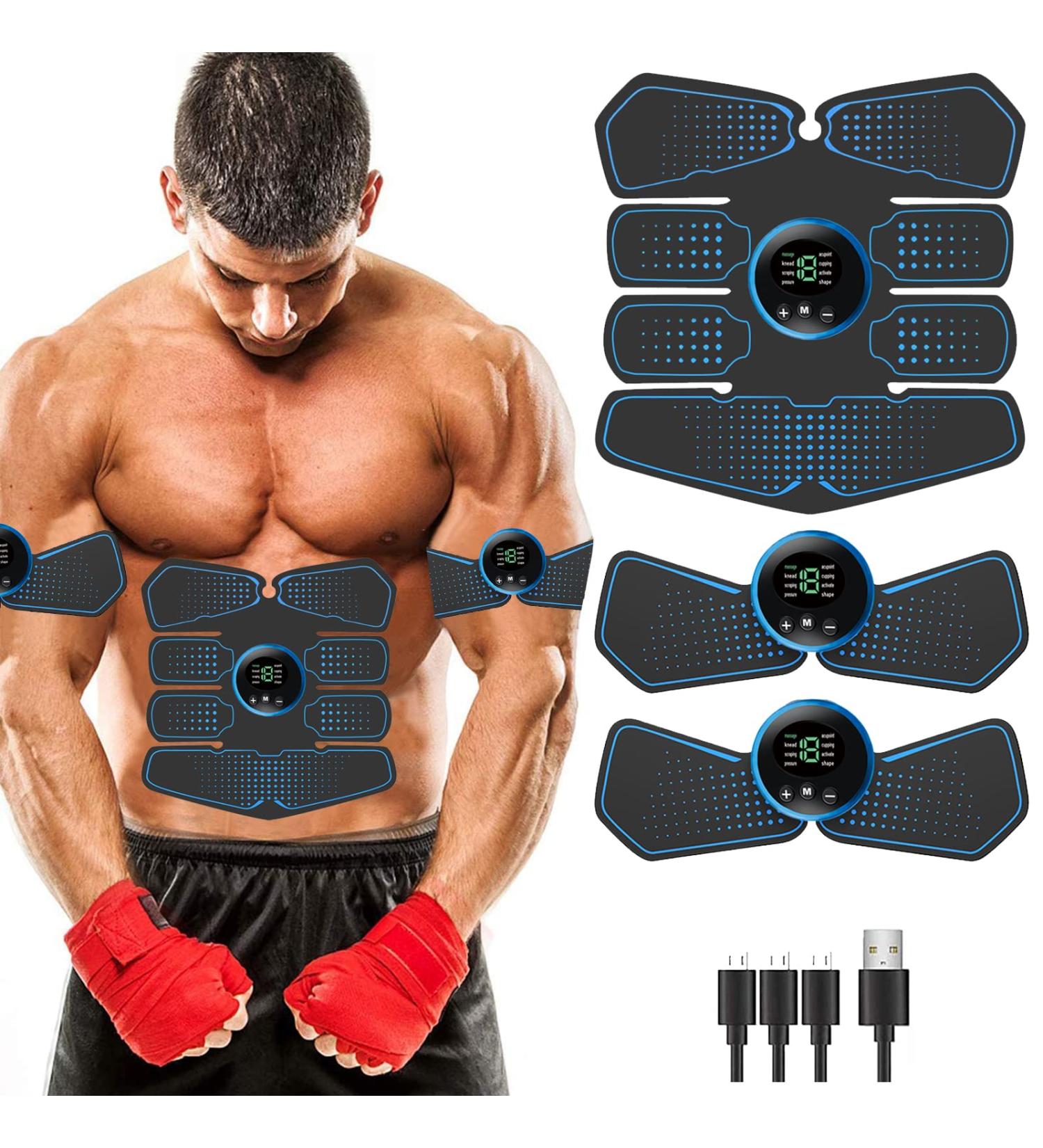 Shop Wardbes Belly Trainer - EMS Muscle Stimulator USB Rechargeable 8 Modes & 19 Intensities for Abdominal Strength | International Shipping Available - Buy Online on GoSupps.com