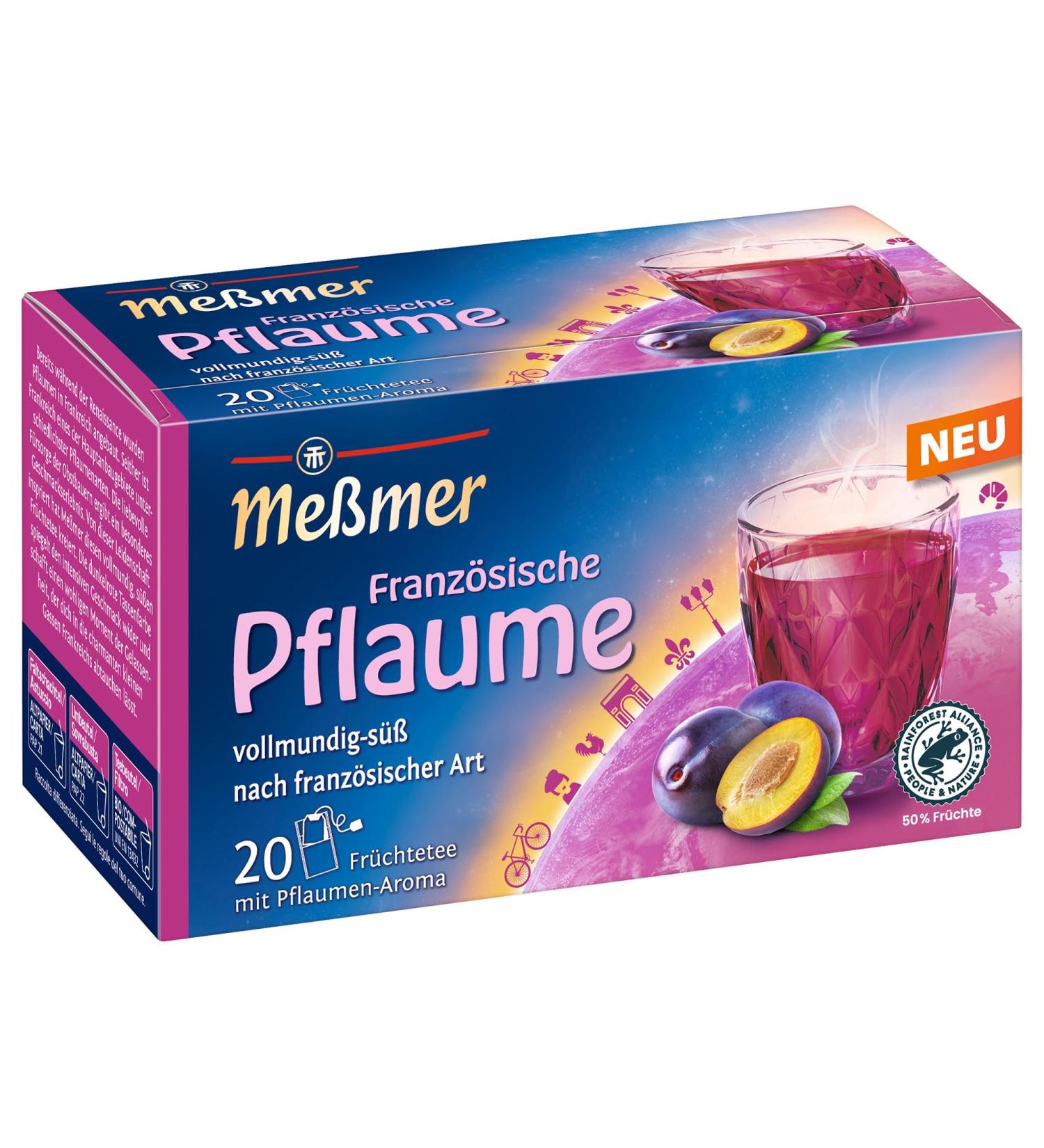 Buy Me mer French Plum Tea - 20 Gluten-Free Lactose-Free Vegan Tea Bags for International Shipping - Buy Online on GoSupps.com