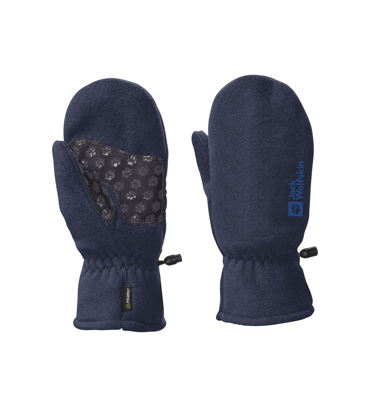 Jack Wolfskin Unisex Kids Fleece Gloves Night Blue 2