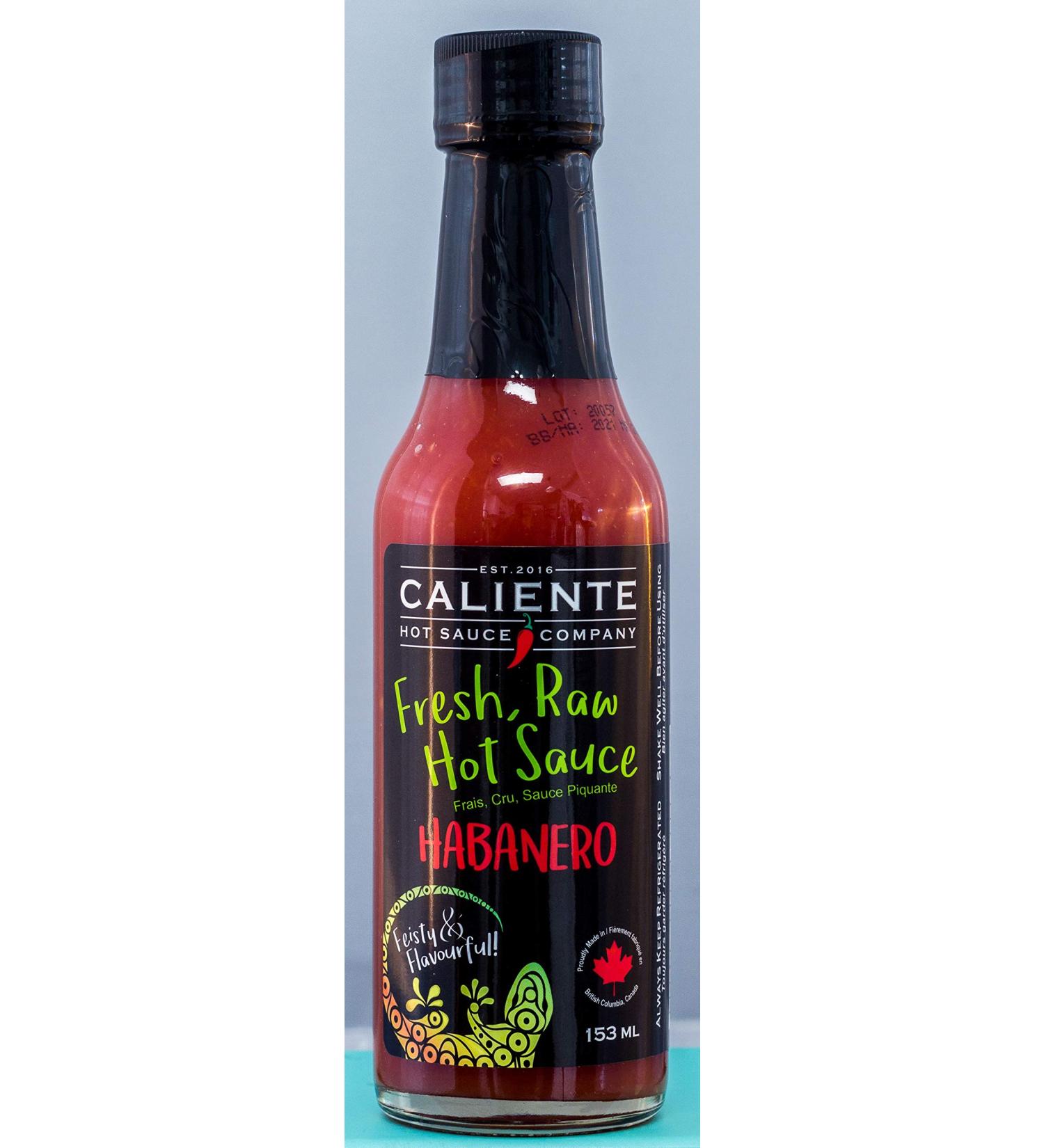 Caliente Hot Sauce Company - Fresh Habanero - Buy Online on GoSupps.com