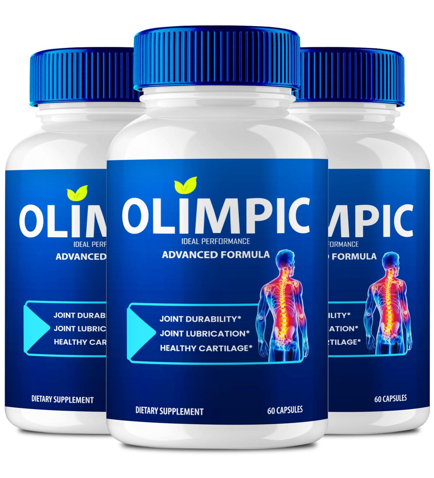Olimpic Capsules Advanced Joint Support Supplement Pills for Mobility and Comfort - Maximum Strength Official Olim Pic Joint Support All Natural Formula Premium Olim-Pic Reviews (3 Pack) - Buy Online on GoSupps.com