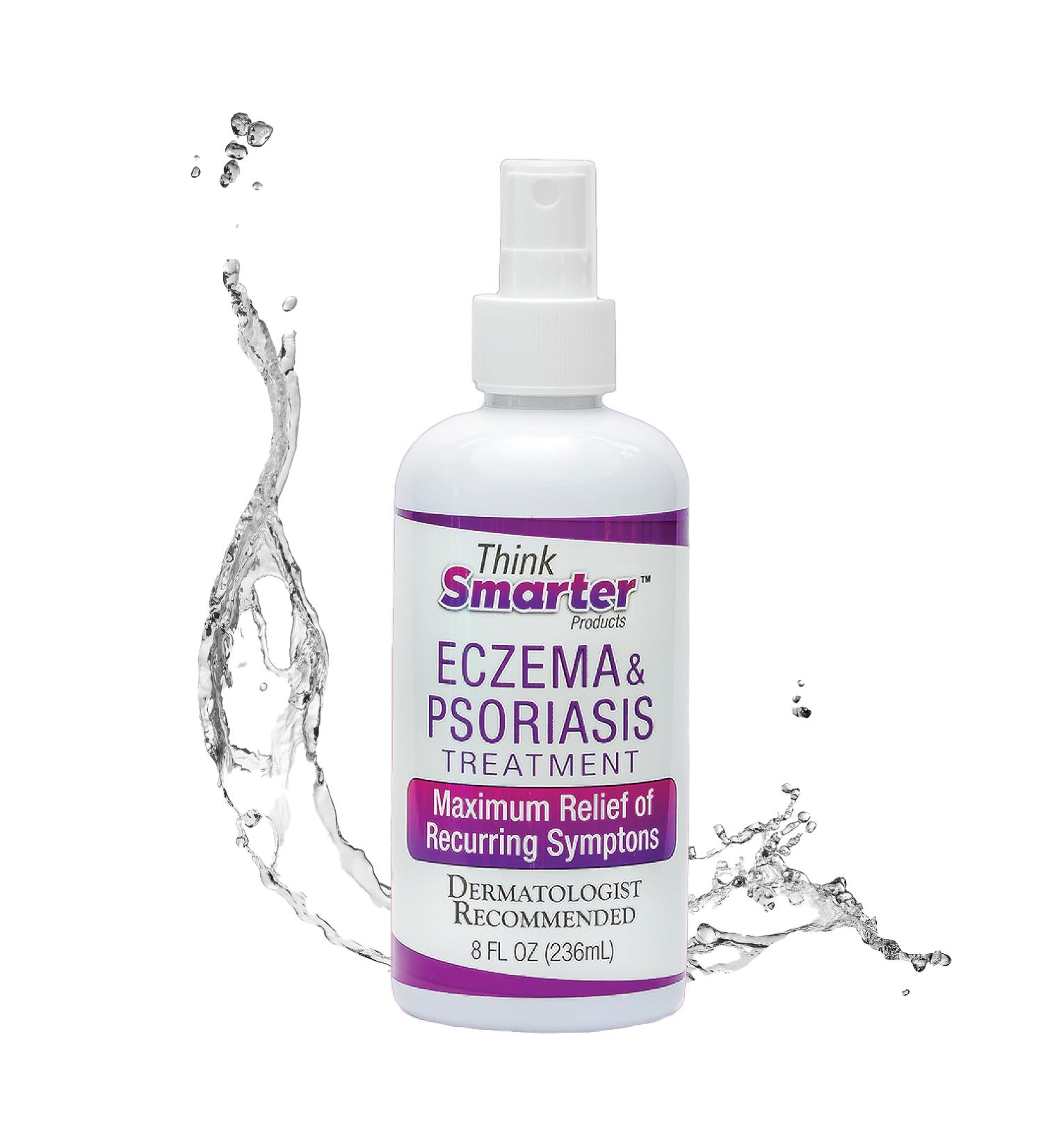 Eczema & Psoriasis Therapy Spray | All-Natural Hypochlorous Acid | Itch Relief for Adults Kids & Seniors | 8fl oz Hypoallergenic  - Buy Online on GoSupps.com