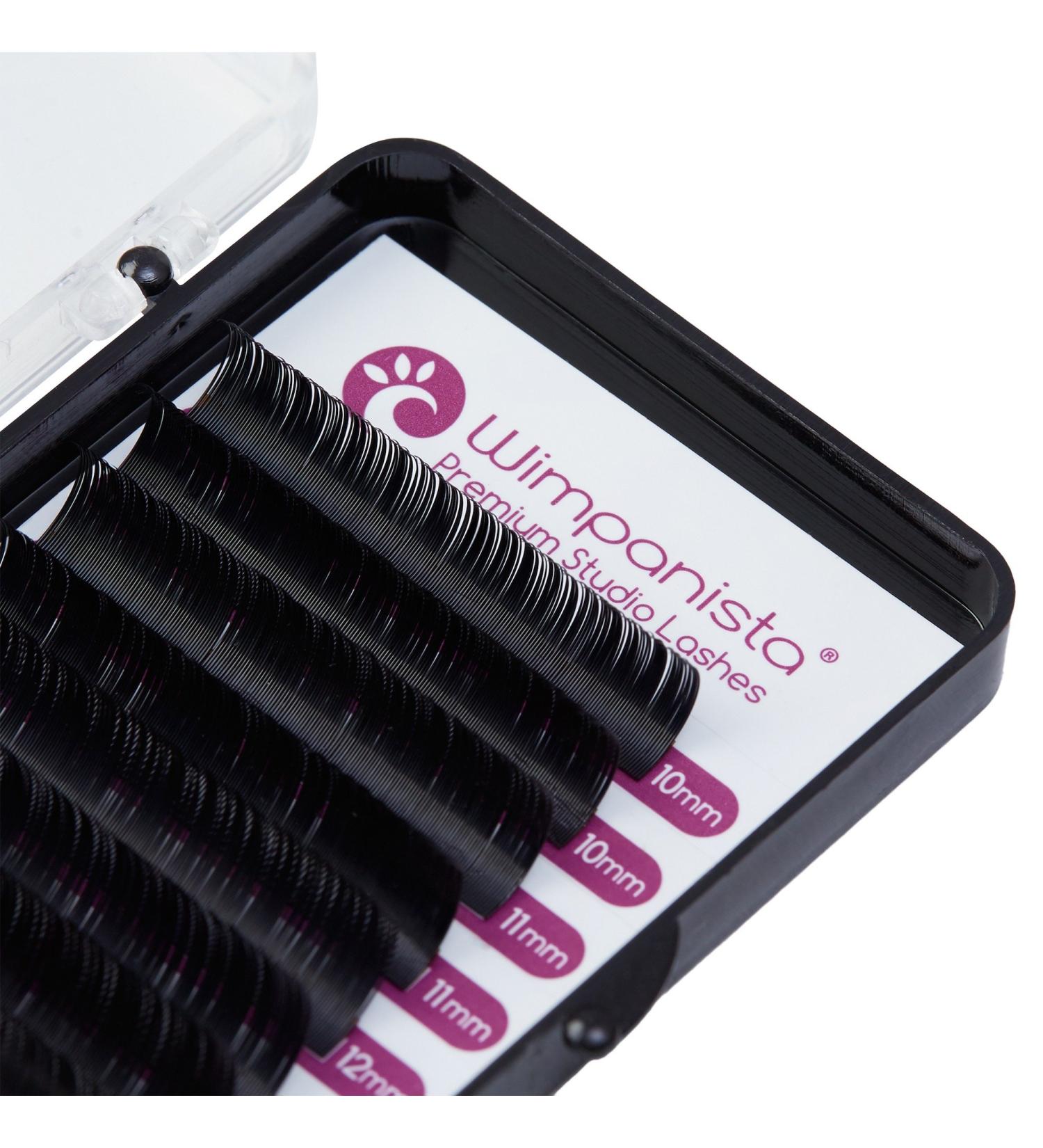 Buy C Curl Silk Eyelashes | 0.10mm Thickness | Individual Lash Extensions 10-13mm | Wimpanista - International Shipping - Buy Online on GoSupps.com