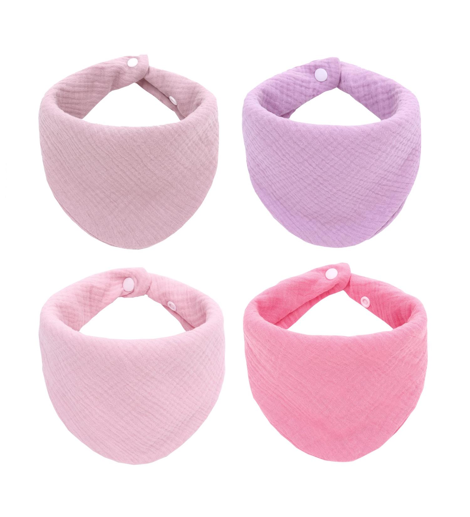 Baby Bandana Dribble L tzchen 4er-Pack Super Soft Musselin Absorbent & Adjustable for Infants (0-36 Months) Perfect for Drooling & Teething - Buy Online on GoSupps.com