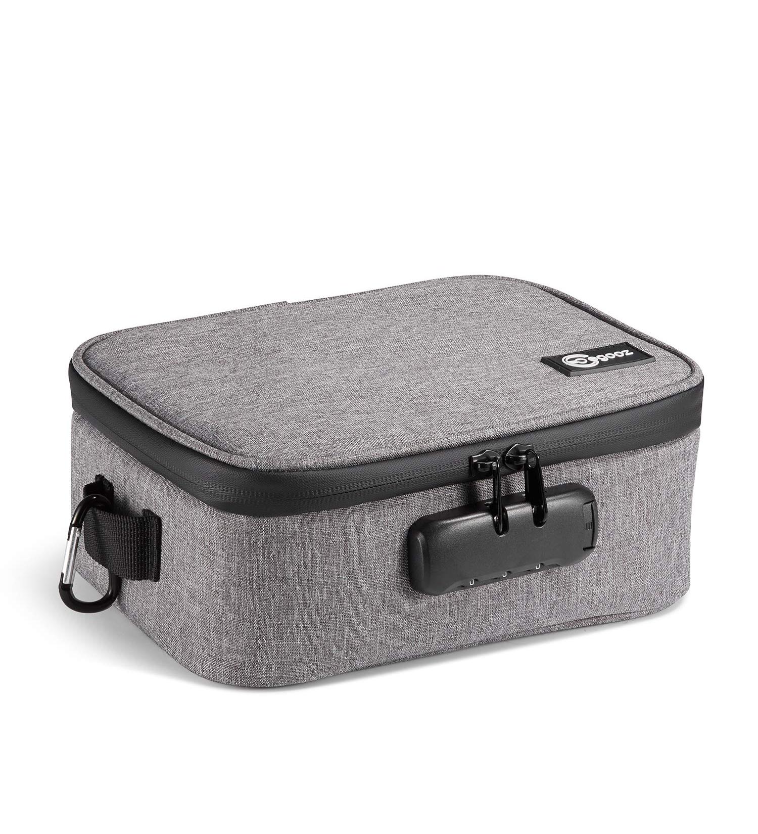 Smell Proof Bags with Combination Lock - Waterproof Smell Proof Case for Smelly Products Waterproof Smell Proof Container Smell Lock-in Travel Bags Gray  - Buy Online on GoSupps.com