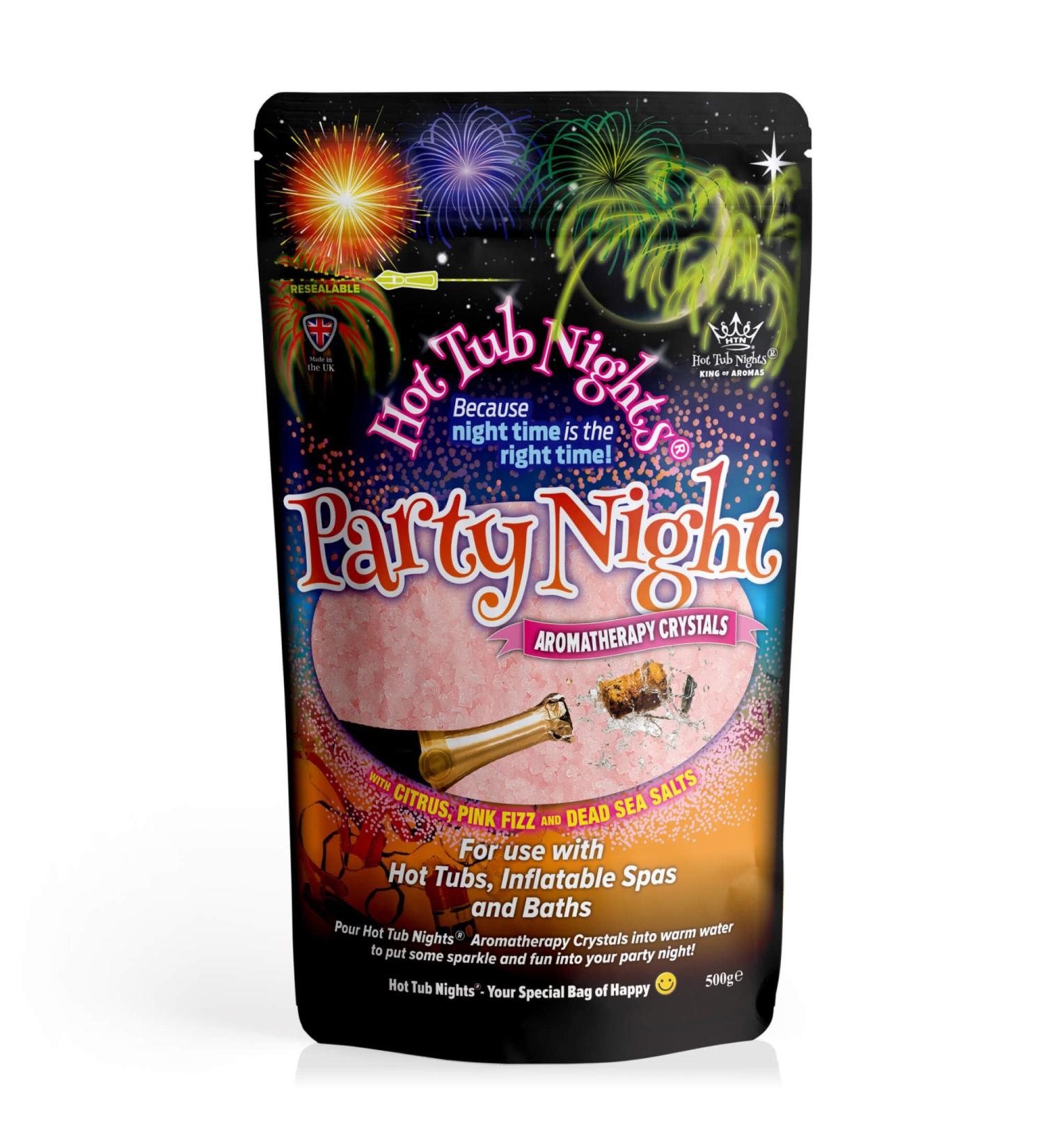 Hot Tub Nights (Party Night Aromatherapy Crystals Vegan (500g) - Buy Online on GoSupps.com