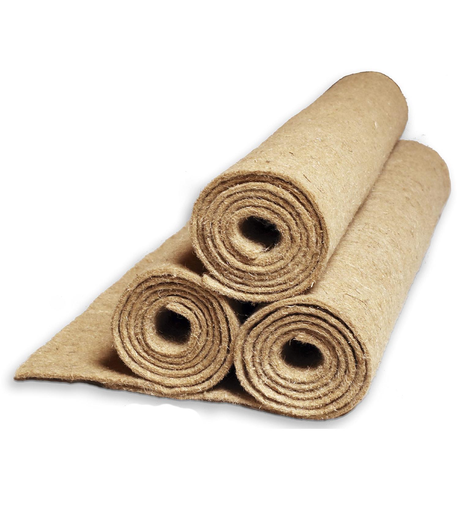 Natural Hemp Rodent Mat 100x40cm | Eco-Friendly Floor Cover for Rabbits Hamsters & Small Animals | Perfect for Cages & Stalls - Buy Online on GoSupps.com