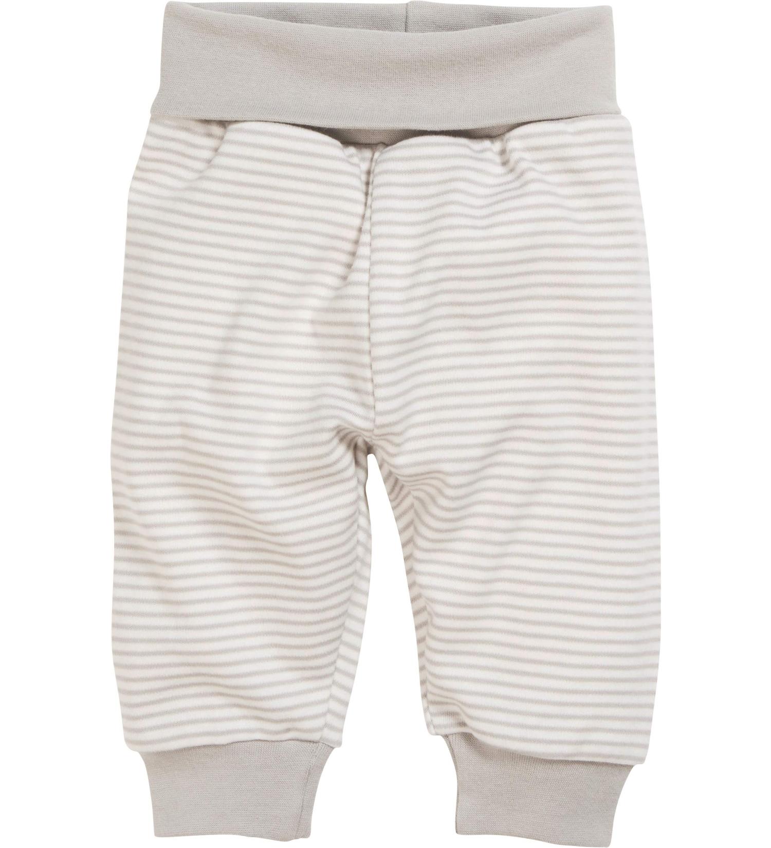 Playshoes Unisex Kinder Baby-Pumphose Interlock Ringel 68 Nature Ringlet