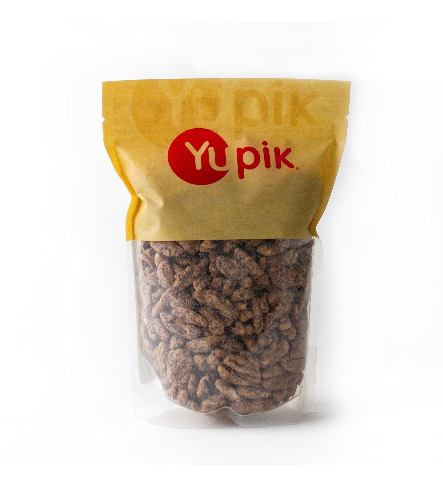 Yupik Maple Syrup Pecans 500 g Maple Glazed Nut Roasted Candied Pecans Authentic Maple Syrup Gourmet Nut Snacks - Buy Online on GoSupps.com