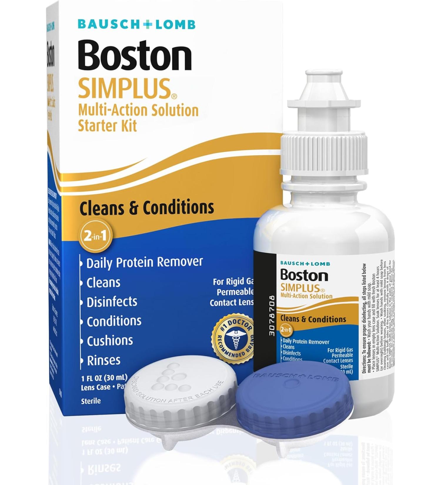 Bausch & Lomb Boston Original Cleaner 1 Fl Oz - Pack of 1 | Effective Contact Lens Solution - Buy Online on GoSupps.com