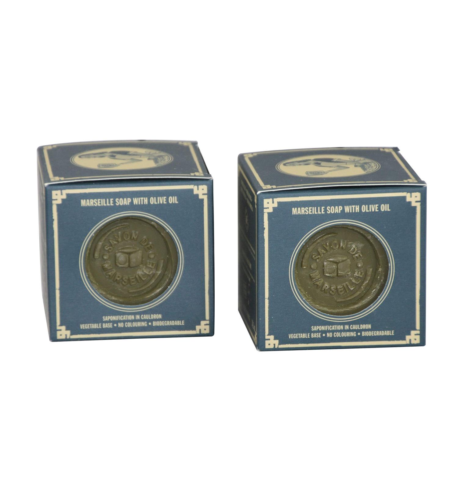 Marius Fabre Marseille Olive Oil Soap 2 Pack (400g) - Natural French Soap - Buy Online on GoSupps.com