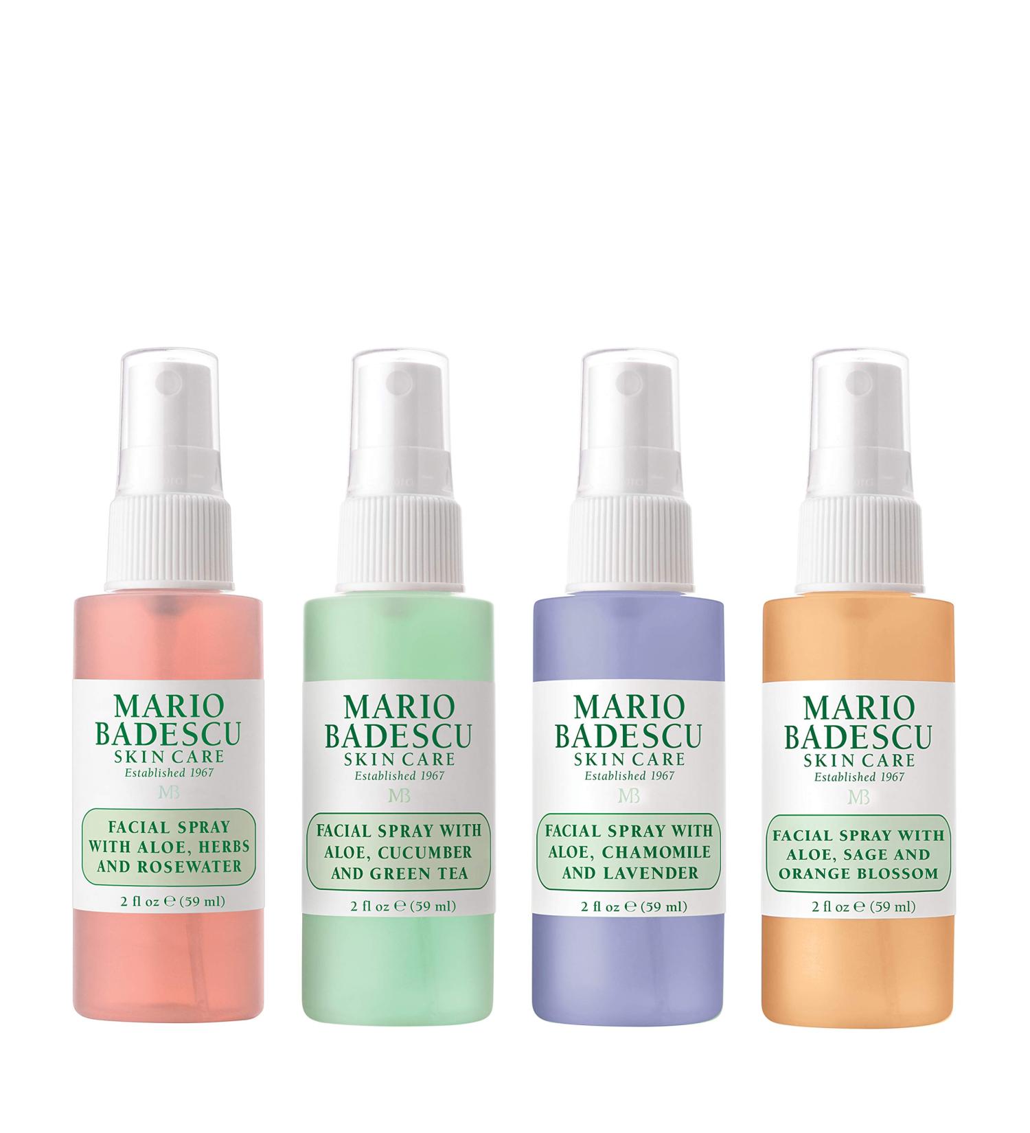 Mario Badescu Facial Spray Collection 2 Fl Oz (Pack of 4) - Hydrating Mist Set - Buy Online on GoSupps.com