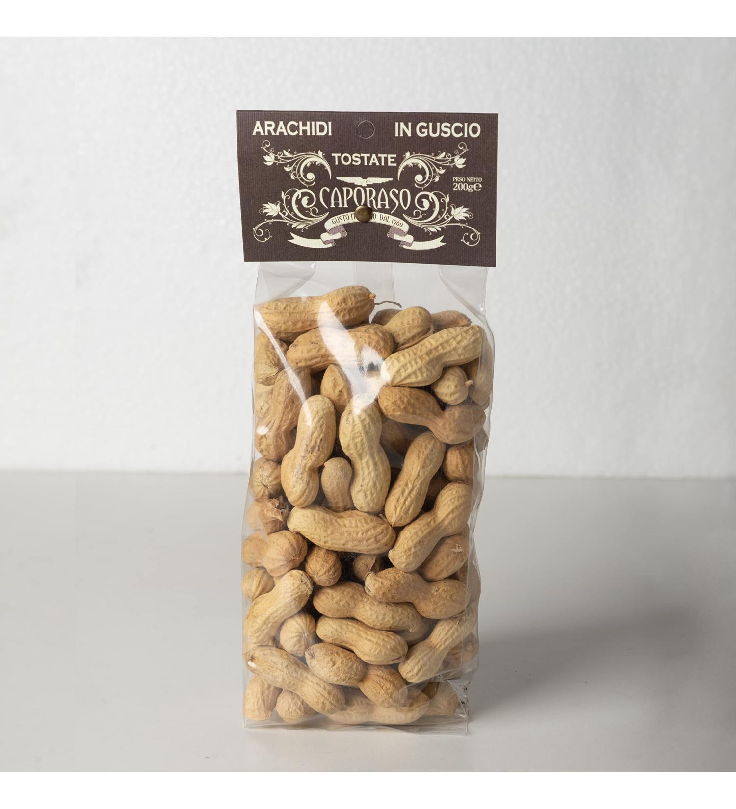  Caporaso dal 1960 Shell peanuts nuts natural dried fruit (200 grams) - Buy Online on GoSupps.com