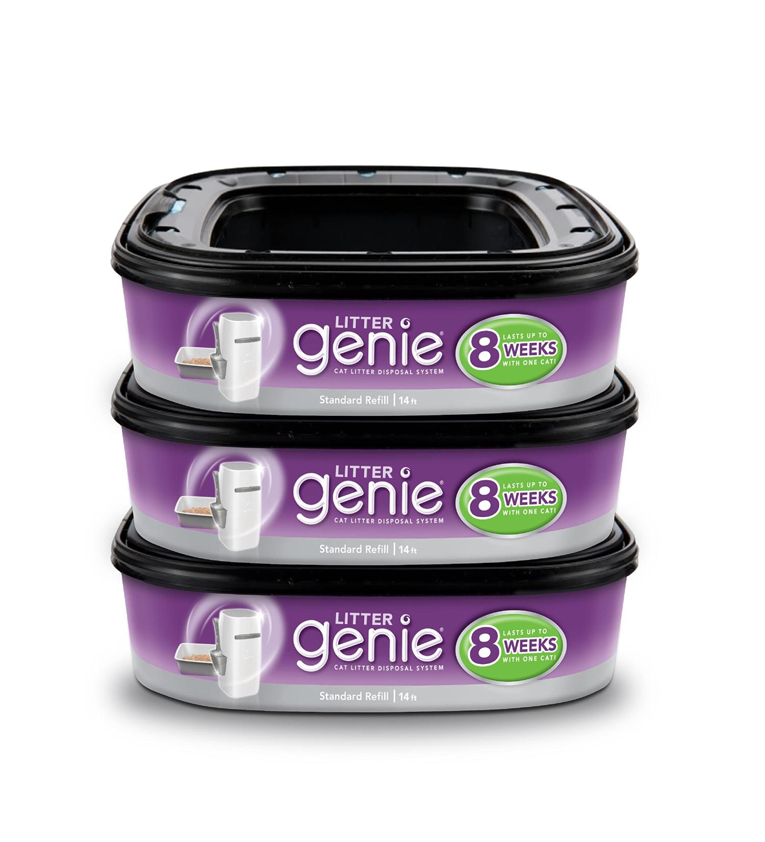 Litter Genie Standard Cat Litter Disposal System Refills- 3pk - Buy Online on GoSupps.com