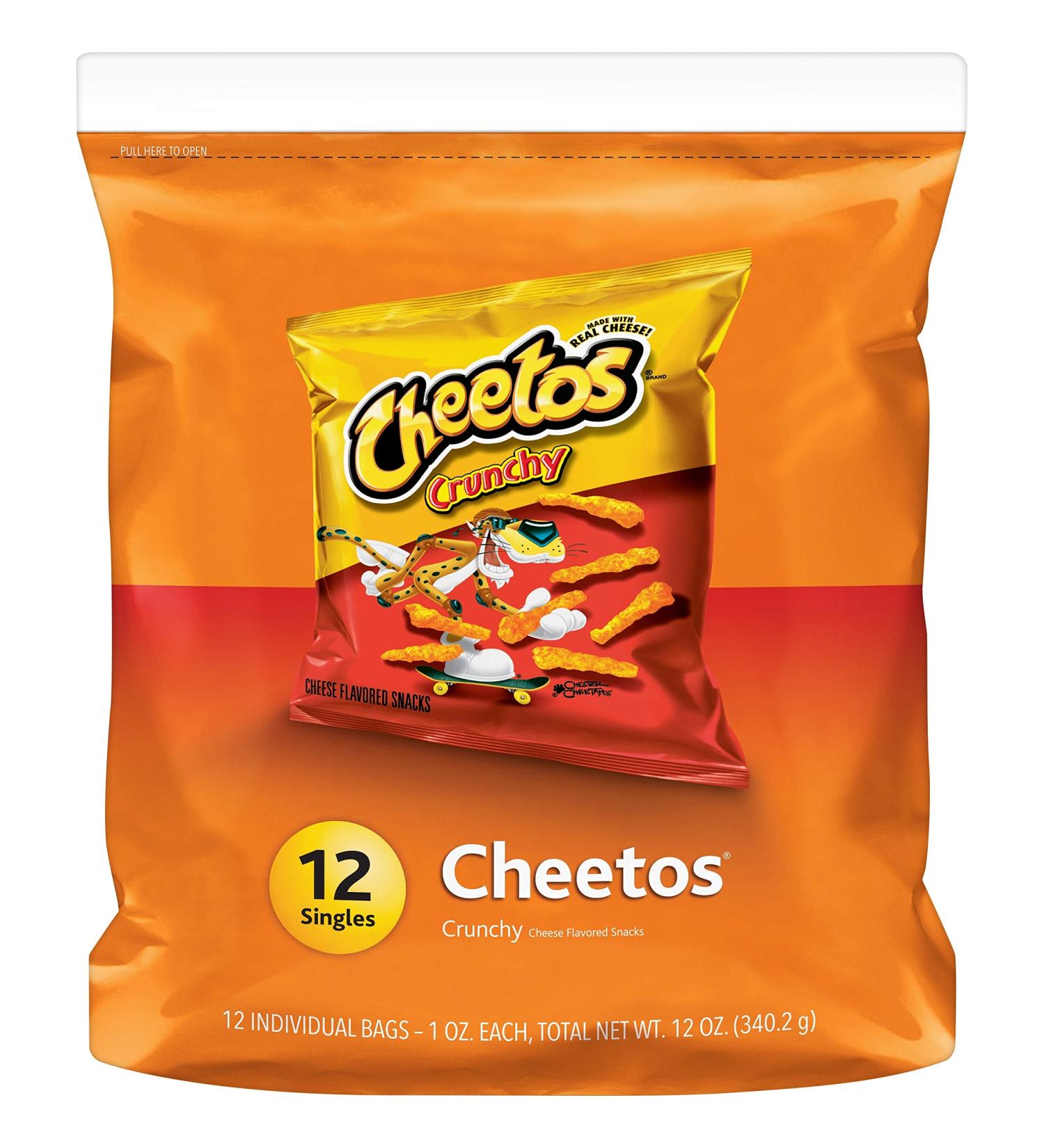 Cheetos Crunchy Cheese Flavored Snacks - 12 Pack - Buy Online on GoSupps.com