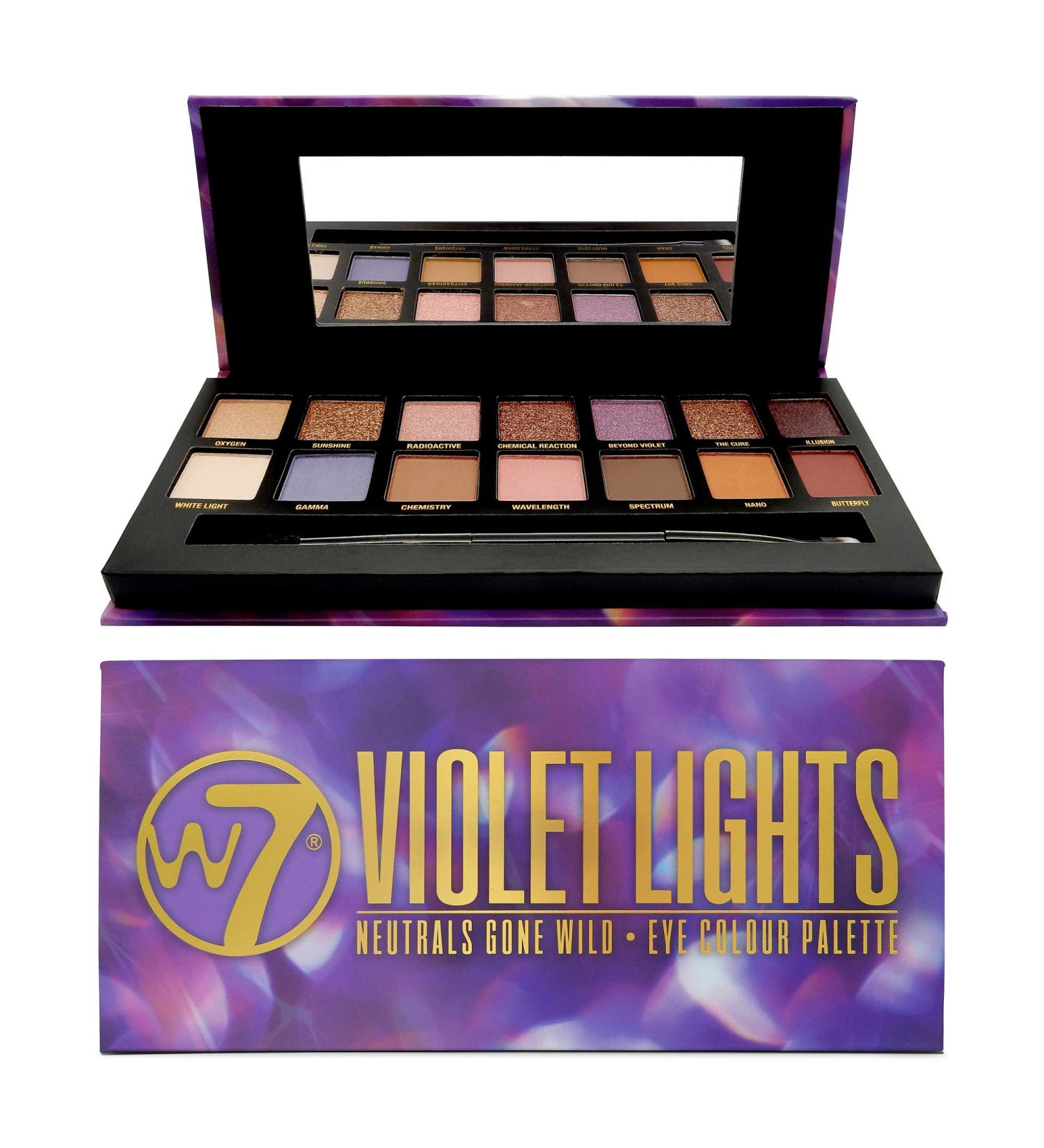 W7 Violet Lights Eye Colour Palette - Neutrals Gone Wild 0.39 oz | Vibrant Eyeshadow Collection - Buy Online on GoSupps.com