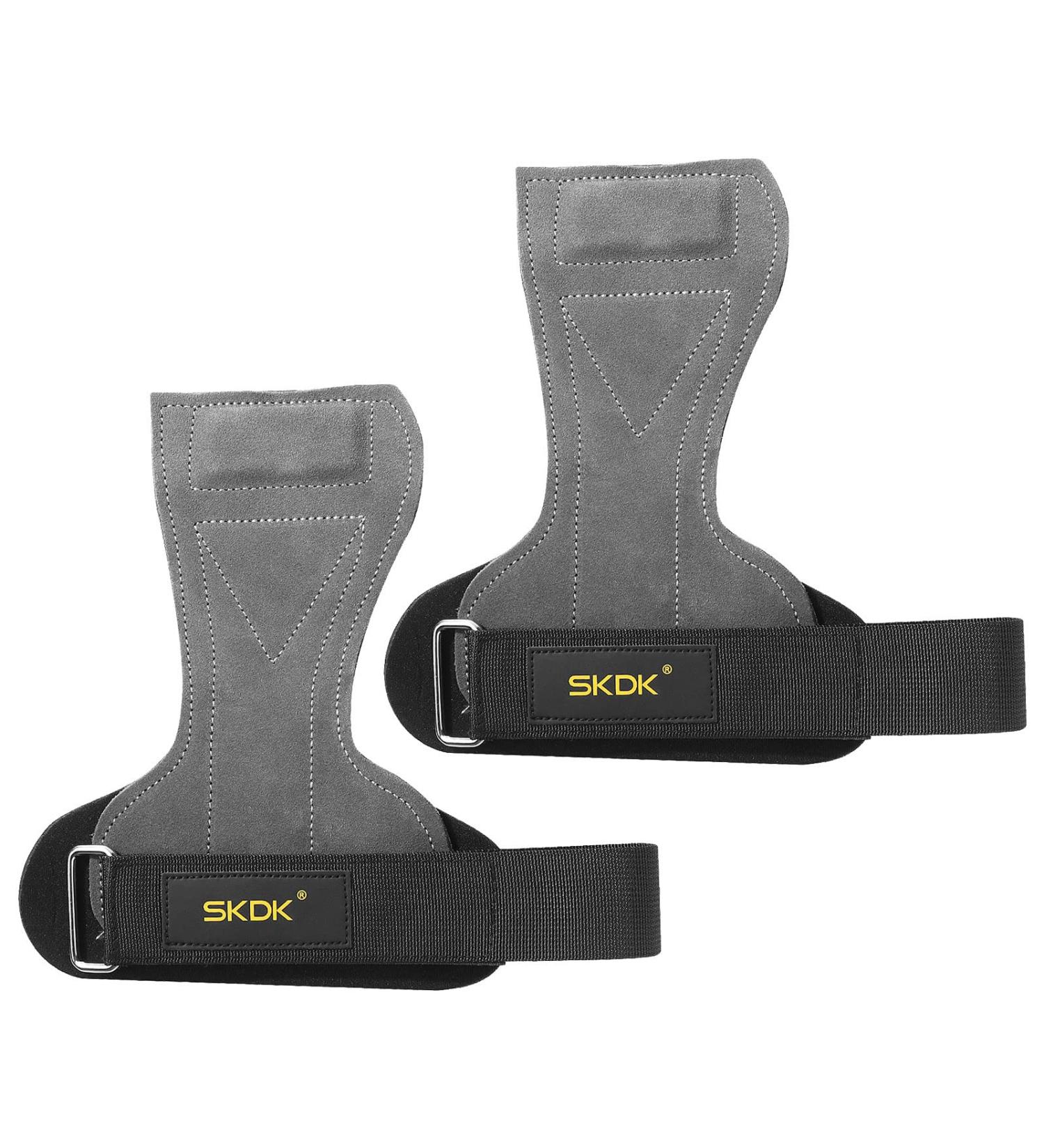 BDYJY Leather Non Slip Wrist Guard for Fitness & Weightlifting - Grey, One Size - Buy Online on GoSupps.com