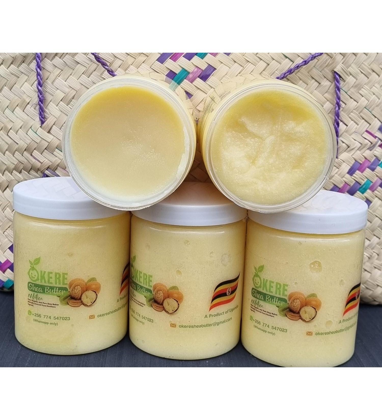 Buy Okere Nilotica Shea Butter - Raw & Pure from Uganda | 4 oz Jar | Best International Shipping - Buy Online on GoSupps.com