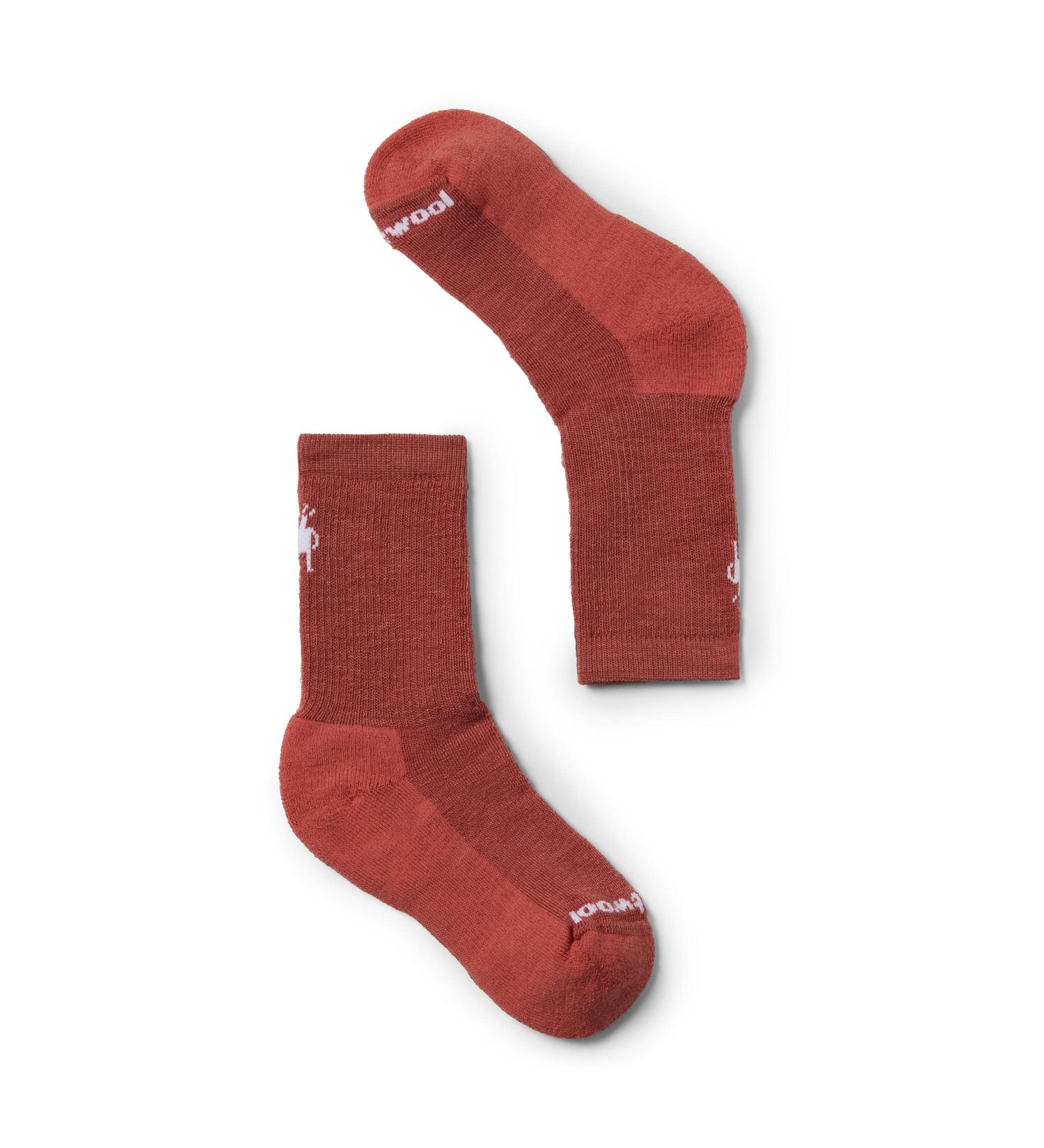 Smartwool Kids Hike Full Cushion Crew Socks - Dusty Cedar Size L | Best Comfort & Durability for Outdoor Adventures - Buy Online on GoSupps.com