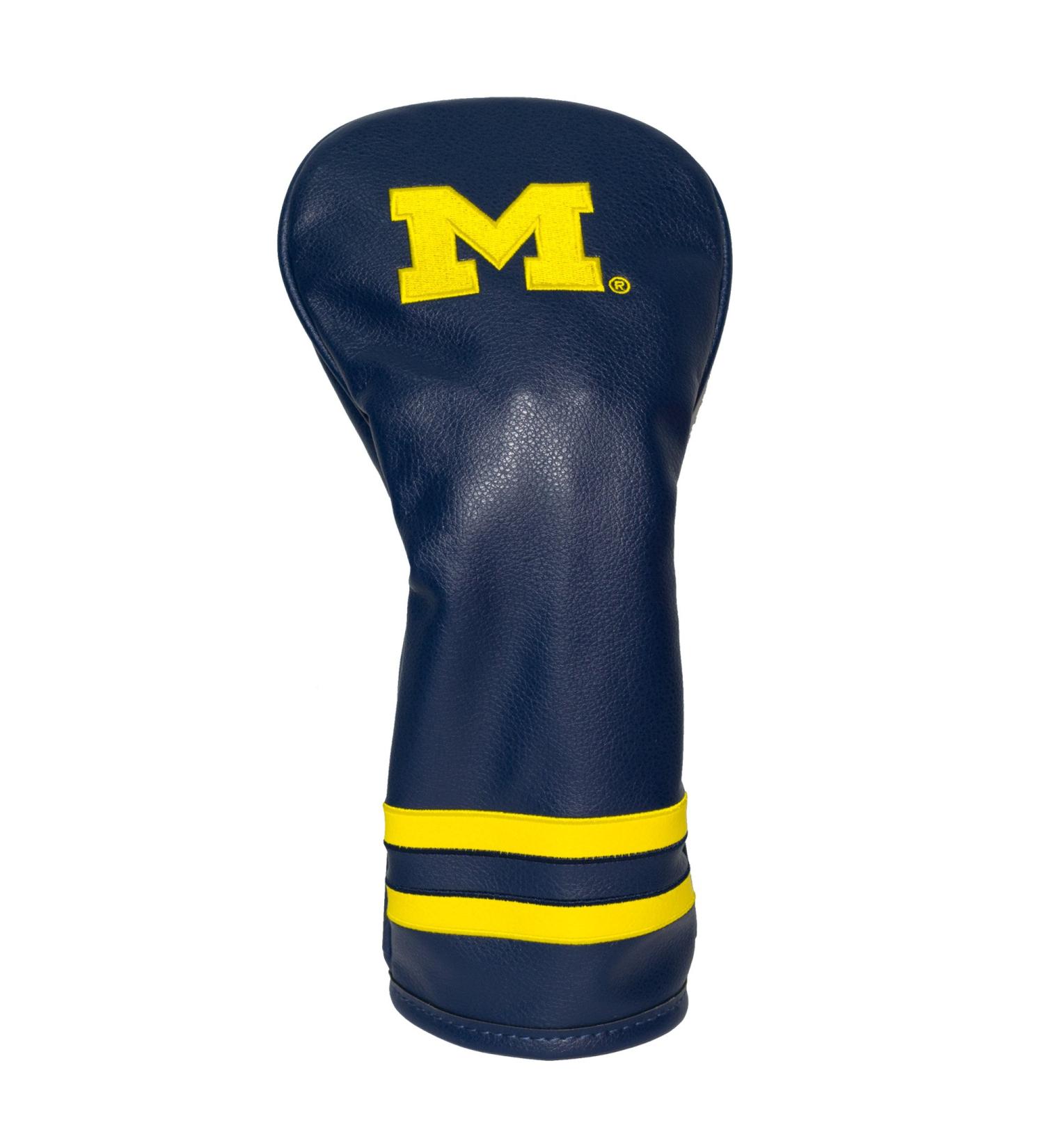 Team Golf NCAA Alabama Crimson Tide Vintage Fairway Golf Club Headcover Michigan Wolverines One Size Multi Team Color