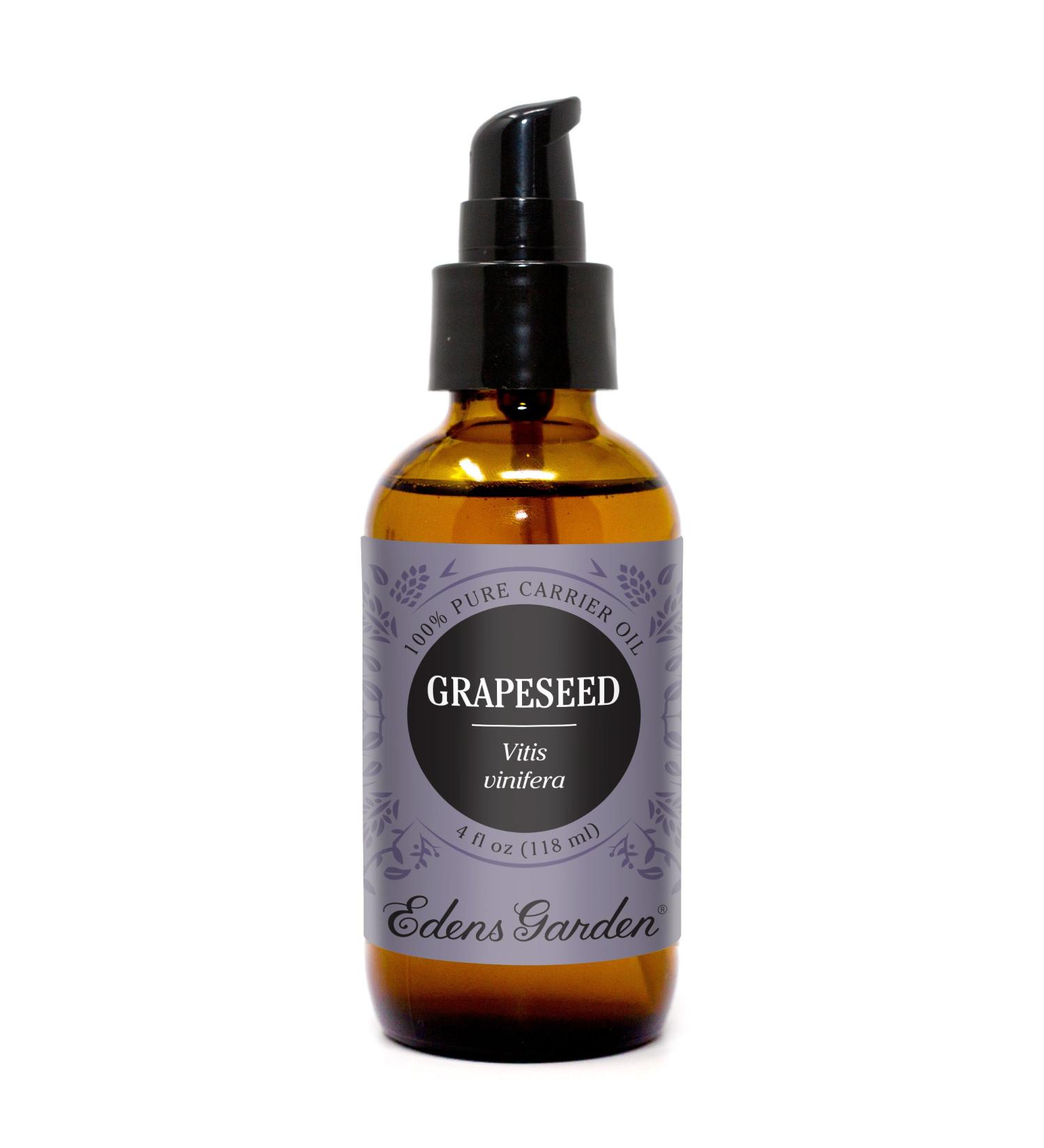 Edens Garden Grapeseed Carrier Oil 4 oz - Ideal for Essential Oil Blends - Buy Online on GoSupps.com