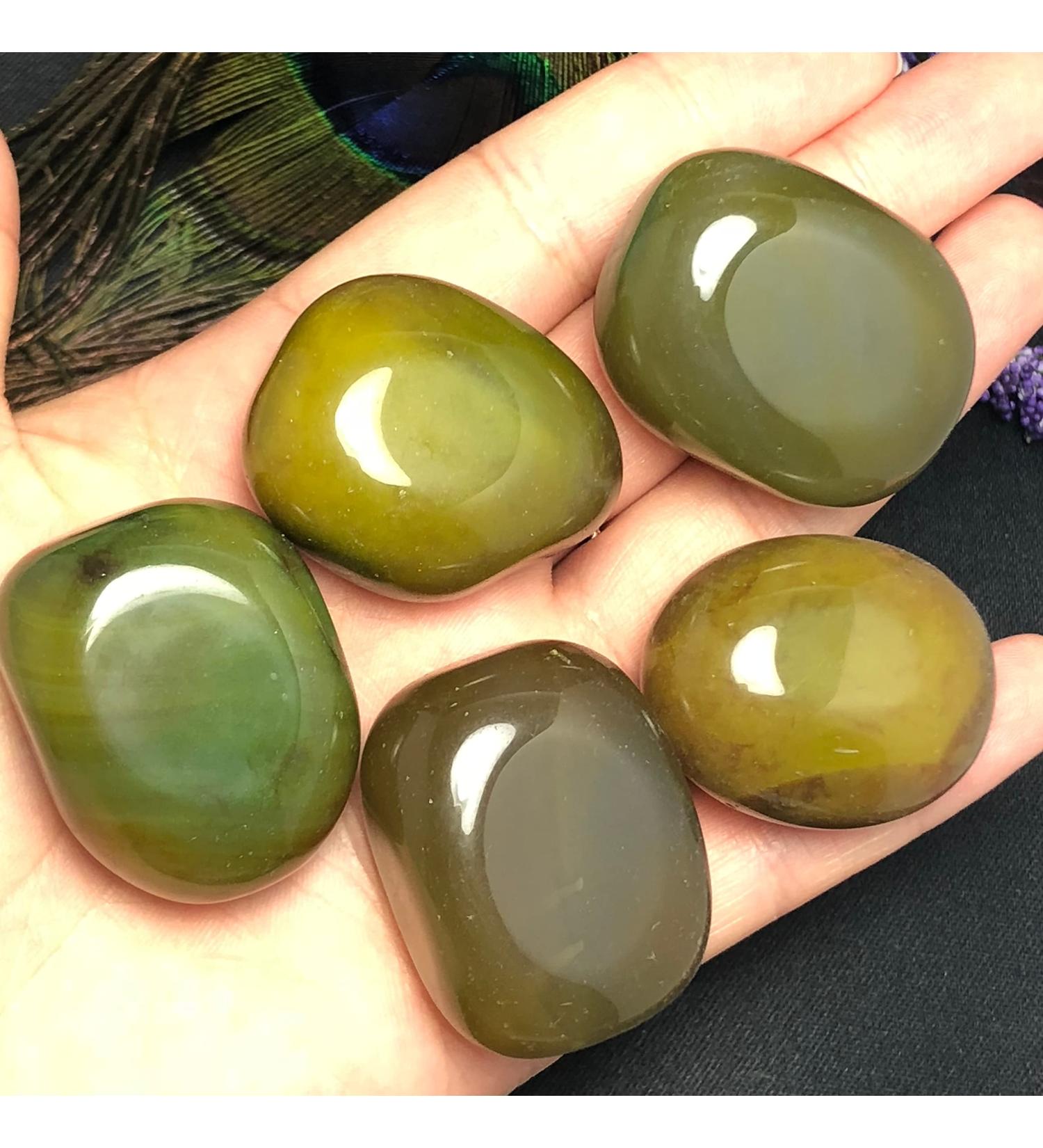 Natural Crystal Rough Specimen 5pcs Natural Jade Crystal gem Rolling Stone feng Shui Stone Crystal Natural StoneStone ERTEYIN - Buy Online on GoSupps.com