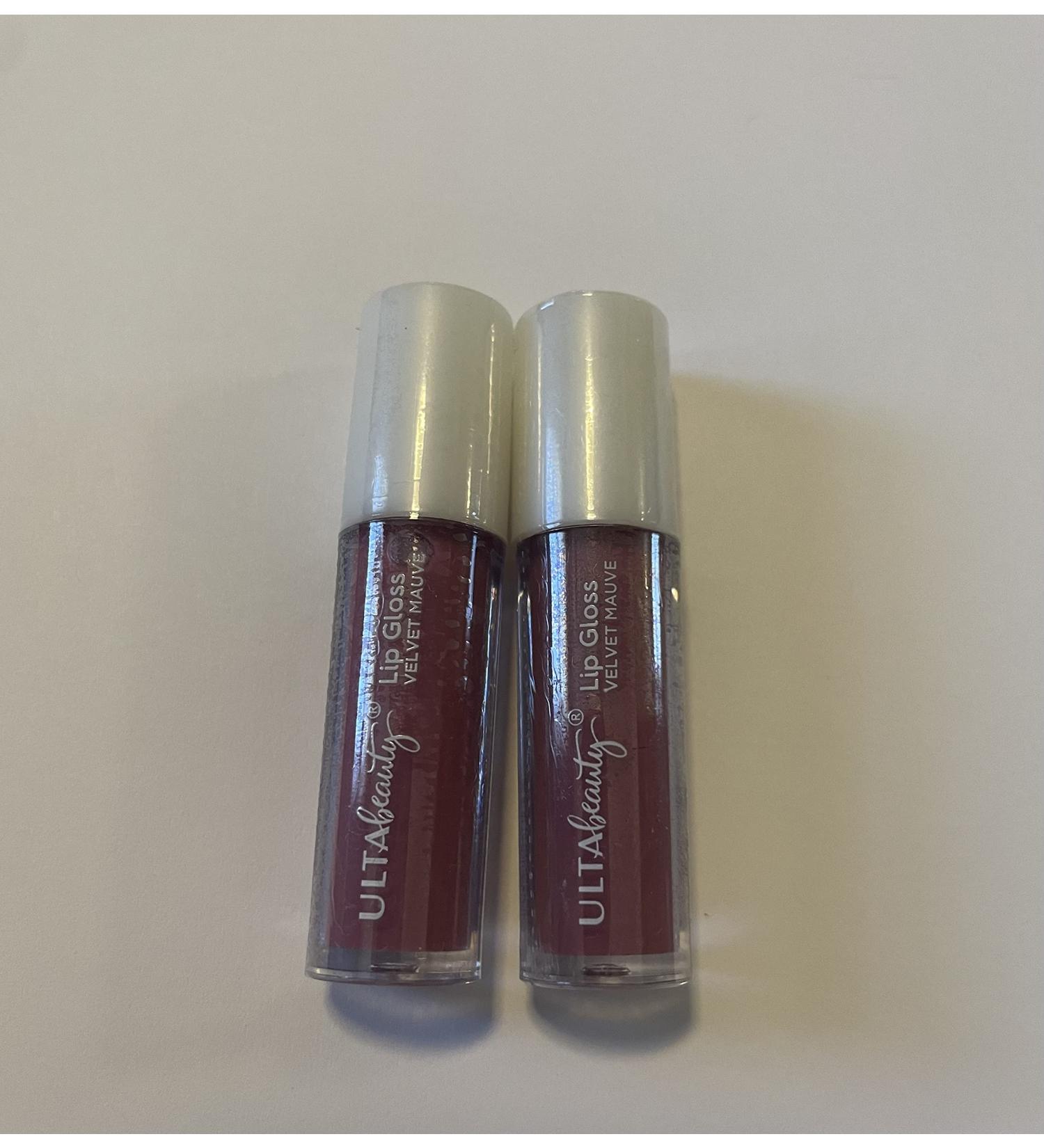 Ulta Beauty Shiny Sheer Lip Gloss   Travel Set of 2   Velvet Mauve