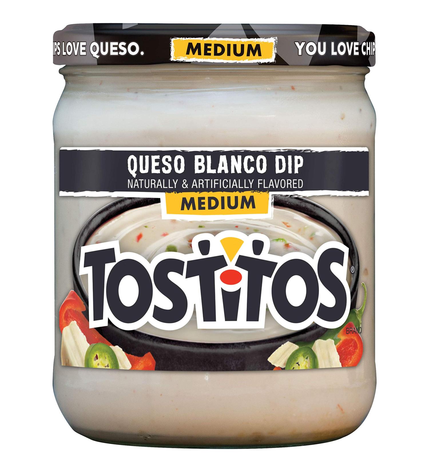 Tostitos Queso Blanco Dip - 15 oz Medium Jar | Authentic Mexican Flavors - Buy Online on GoSupps.com