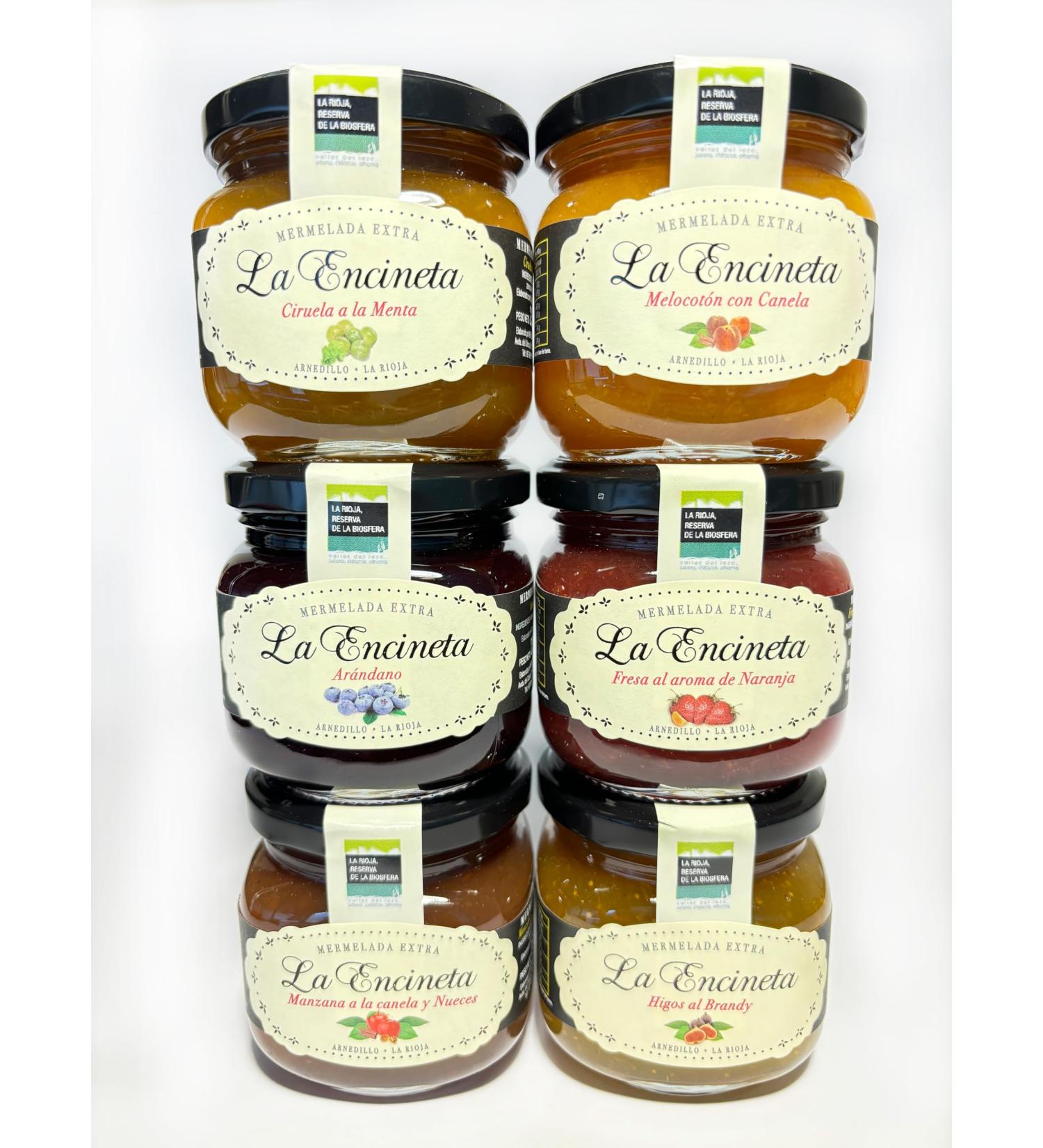 Traditional jams. Classic set consisting of 6 jams. Homemade jams. Gourmet jams. Small jams. Ideal as a gift for gourmet jams. Jars of 235 g. - Buy Online on GoSupps.com