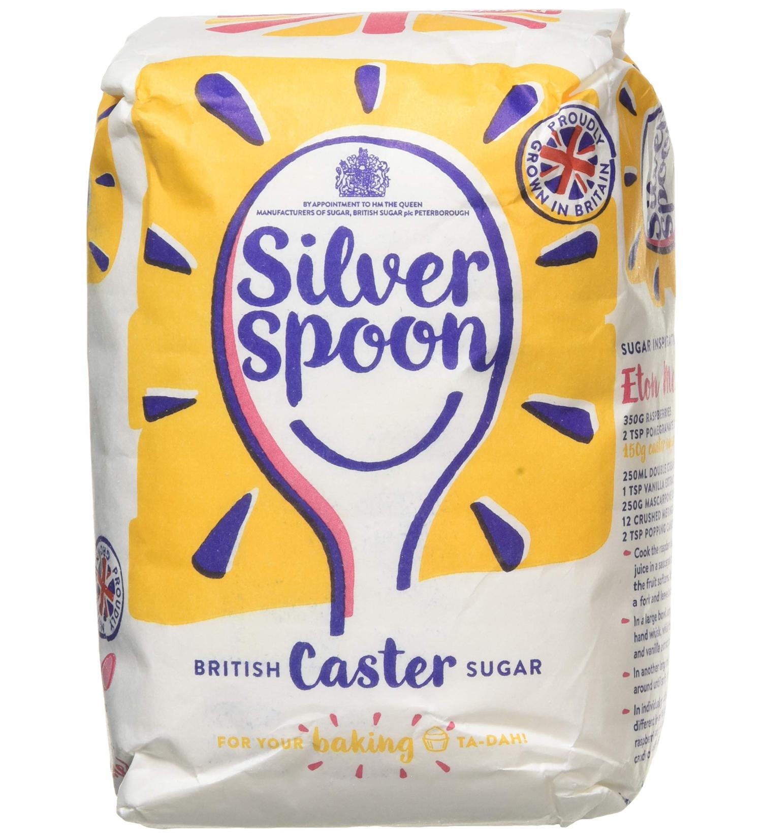 Silver Spoon Caster Sugar 1kg - Finest Quality for Baking & Cooking - Buy Online on GoSupps.com