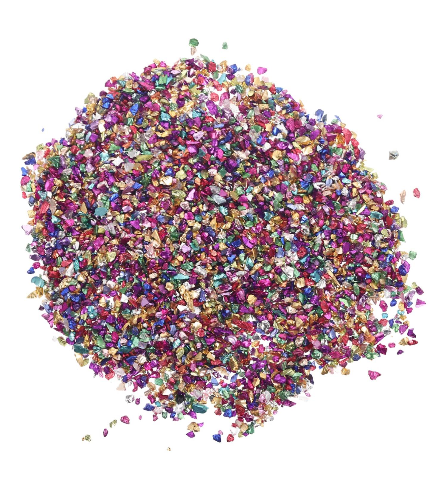 DRESSOOS 1 Glass Chip Nail Filler Vintage Glass Old Vase Epoxy Resin Epoxy Nail Accessories Nail Art Stone DIY Charm Filler Irregular Rhinestones Nail Stickers Gravel Broken Glass 0.5X0.3cm Colourful - Buy Online on GoSupps.com