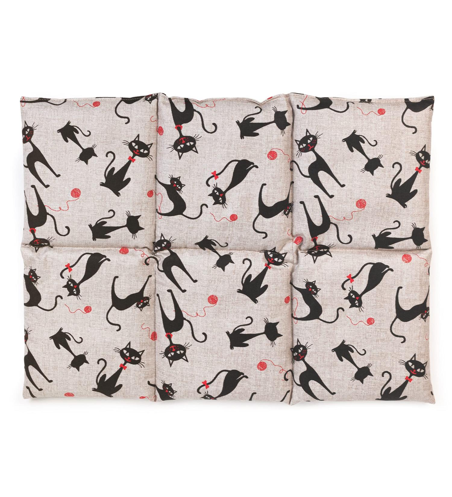 Country of Giraffe Large 40x30cm Rapeseed Pillow - Heat Pillow for Cats | 6 Chamber Grain Pillow for Back & Abdominal Support - Ideal for Cats - Buy Online on GoSupps.com