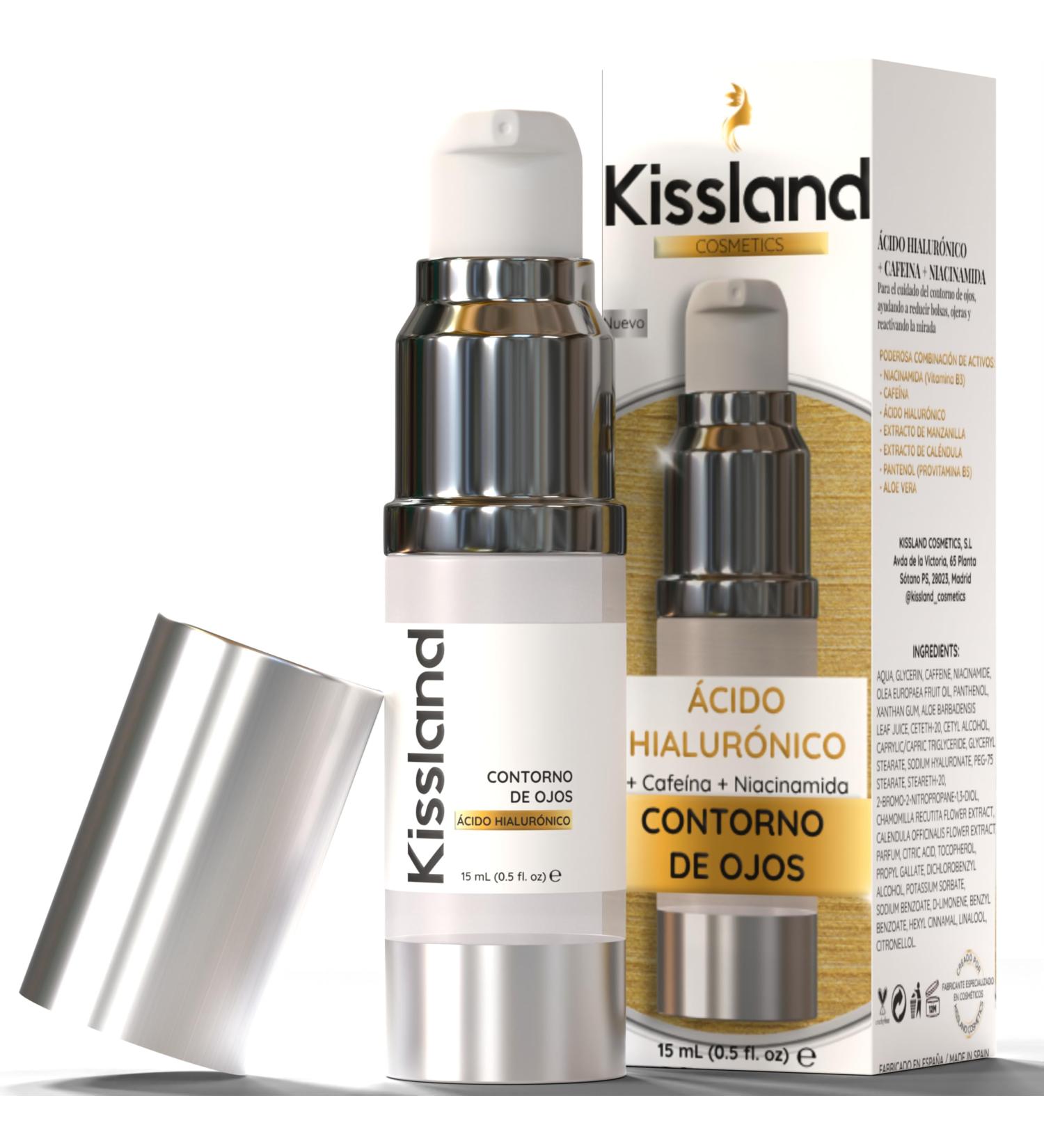 Eye Contour Serum with Hyaluronic Acid Caffeine and Niacinamide 15ml - Eye Contour Cream for Women - Anti-Dark Circles and Wrinkles Eye Cream - Moisturizing Eye Contour - Buy Online on GoSupps.com