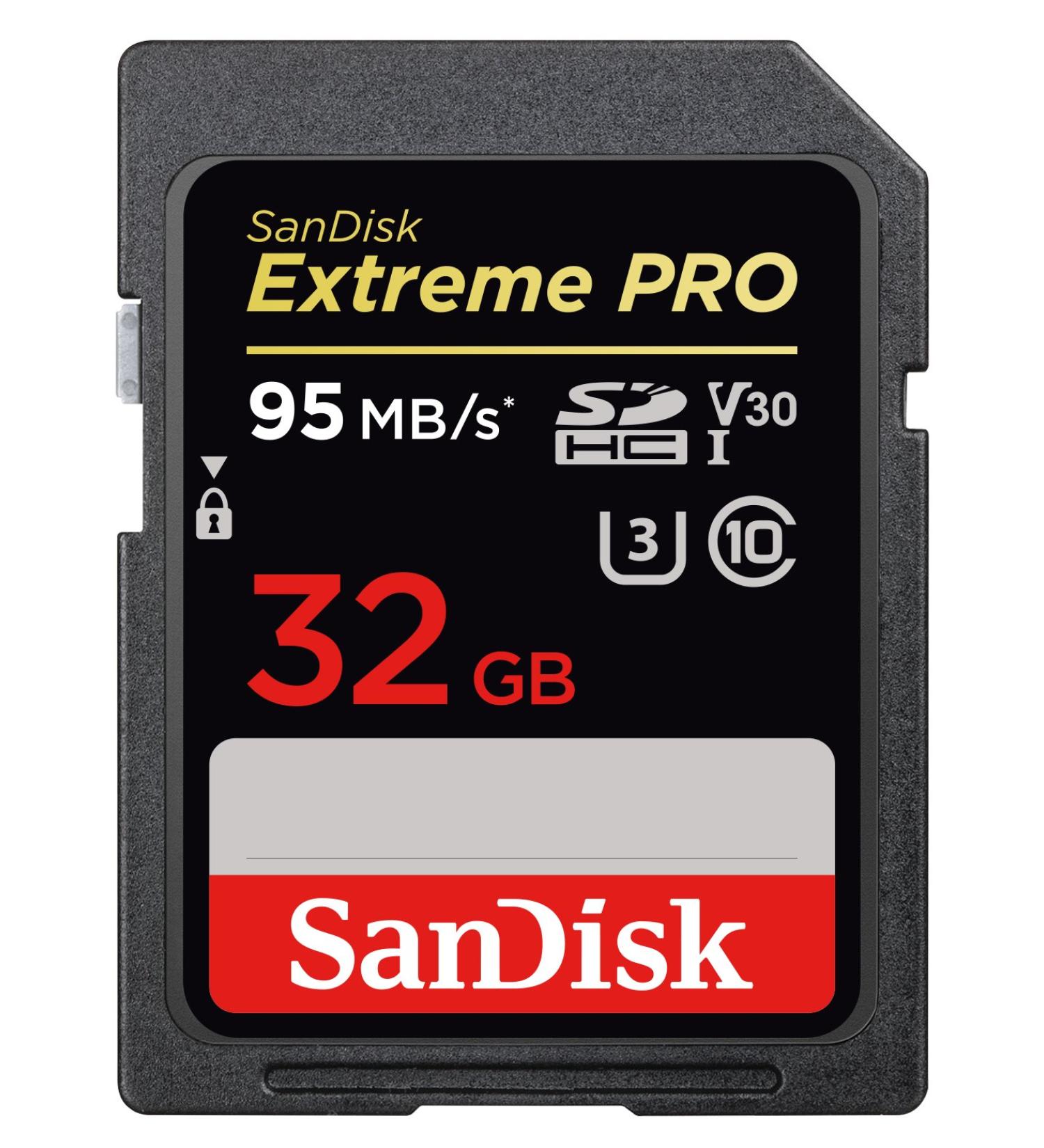 SanDisk Extreme Pro 32GB SDHC UHS-I Card - SDSDXXG-032G-GN4IN - Buy Online on GoSupps.com