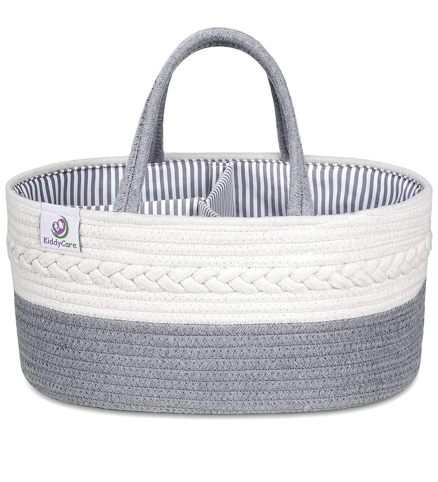 Kiddycare Diaper Caddy Organiser Grey Regular Size Gray Regular - Buy Online on GoSupps.com
