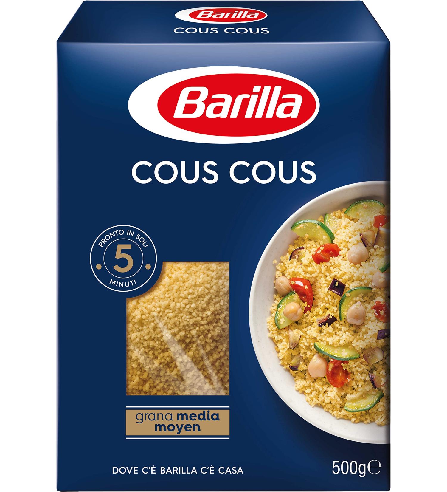 Buy Barilla Cous-Cous Italian Pasta 500g | Premium Quality Pasta for International Shipping - Buy Online on GoSupps.com