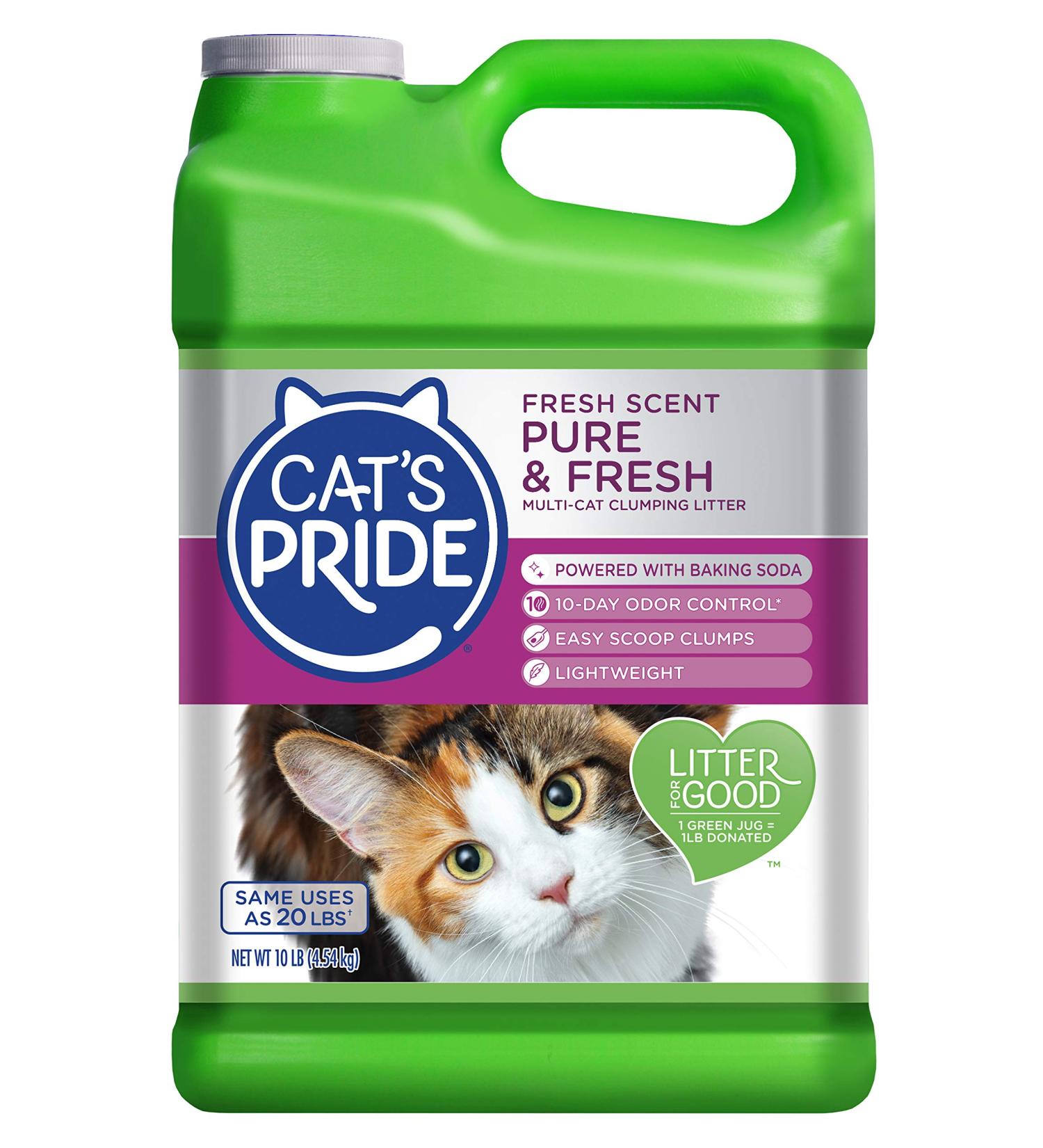 Cat's Pride Lightweight Multi-Cat Clumping Litter - Pure & Fresh - Buy Online on GoSupps.com