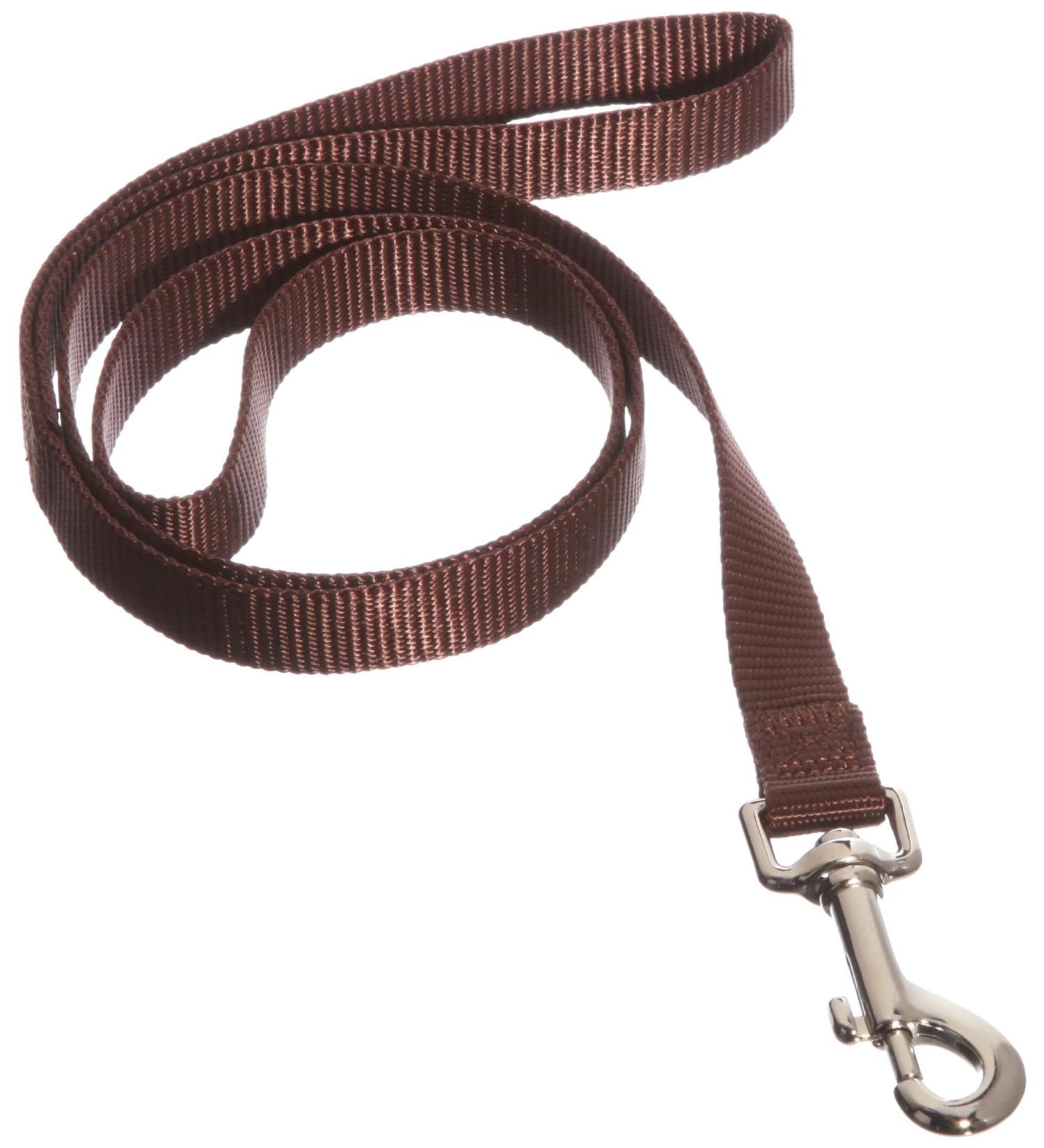 Nobby Leash Classic brown L: 120 cm W: 20 mm 1 piece brown width 20 mm
