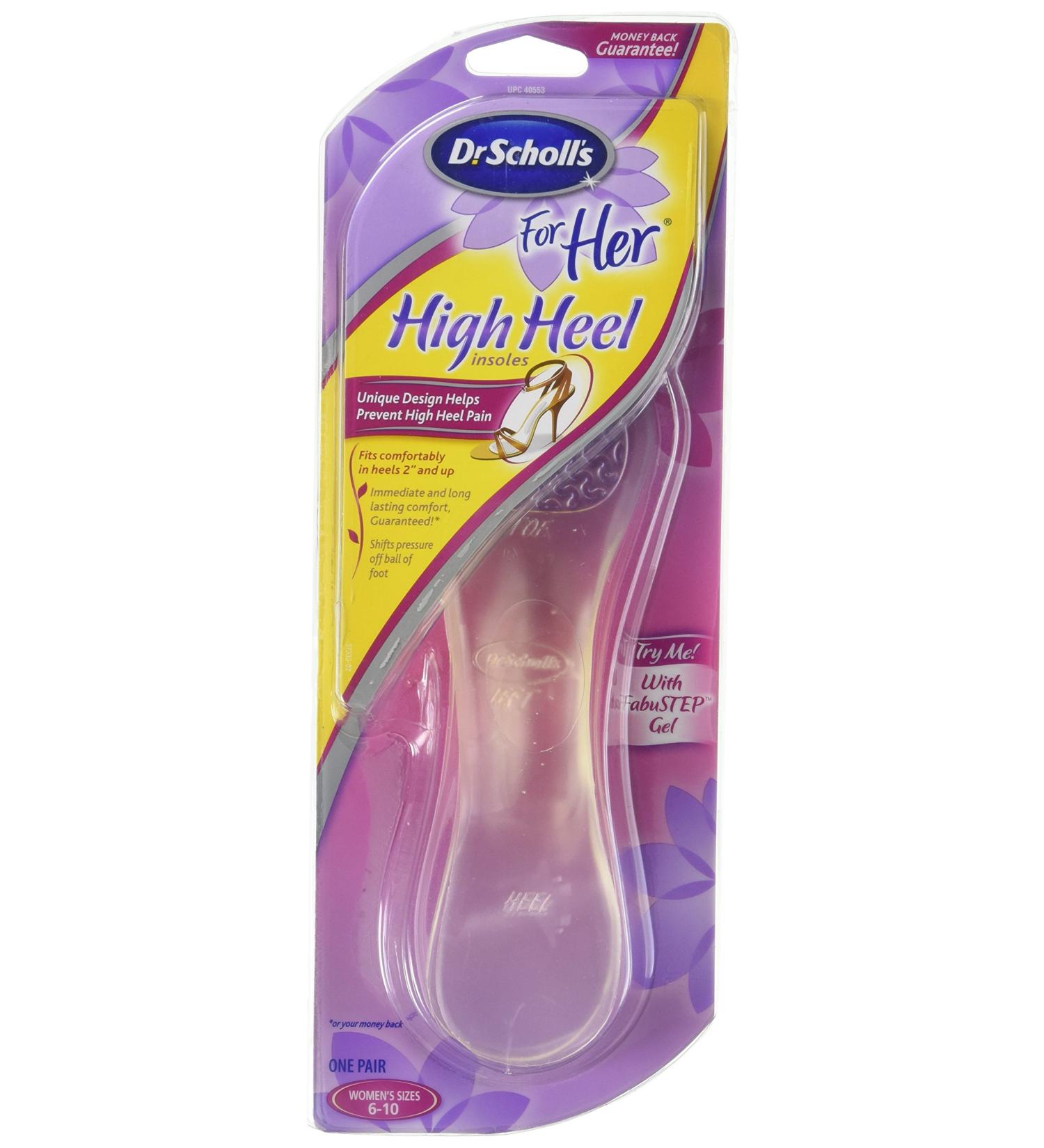 Dr. Scholl's Dreamwalk High Heel Insoles for Women | Sizes 6-10 | Comfort & Support - Buy Online on GoSupps.com