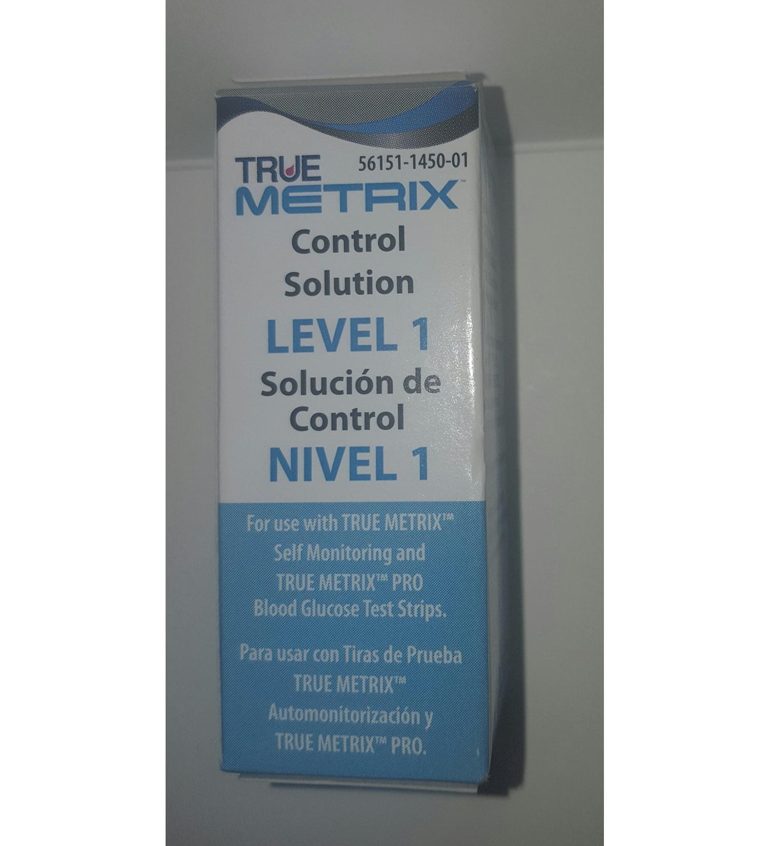 Control Solution Level 1 for TRUE Metrix Meter (1 Each)