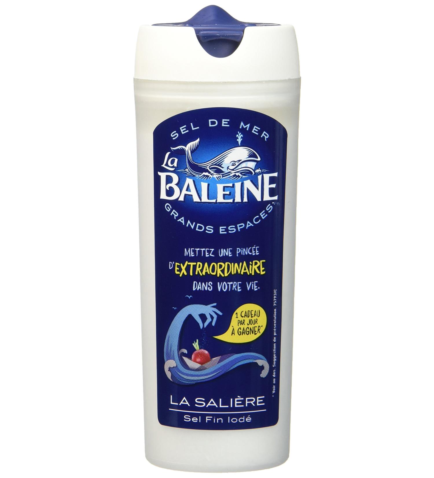 La Baleine Extra Fine Iodized Salt Shakers 125 g Pack of 4 - Buy Online on GoSupps.com